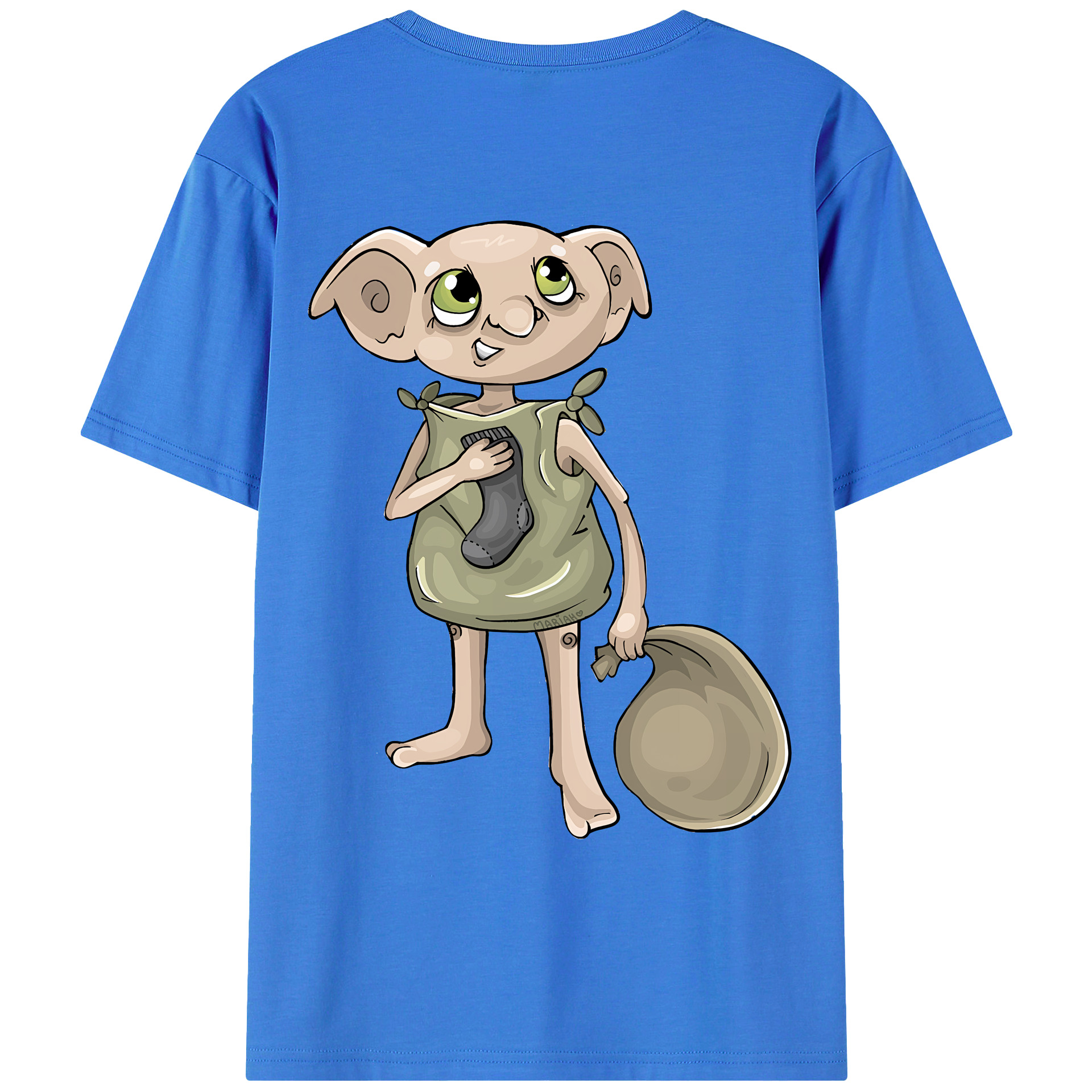 （画像用） Harry Potter ハリー・ポッターシリーズ 綿100％ メンズ半袖Tシャツ（バックプリント） 通気性