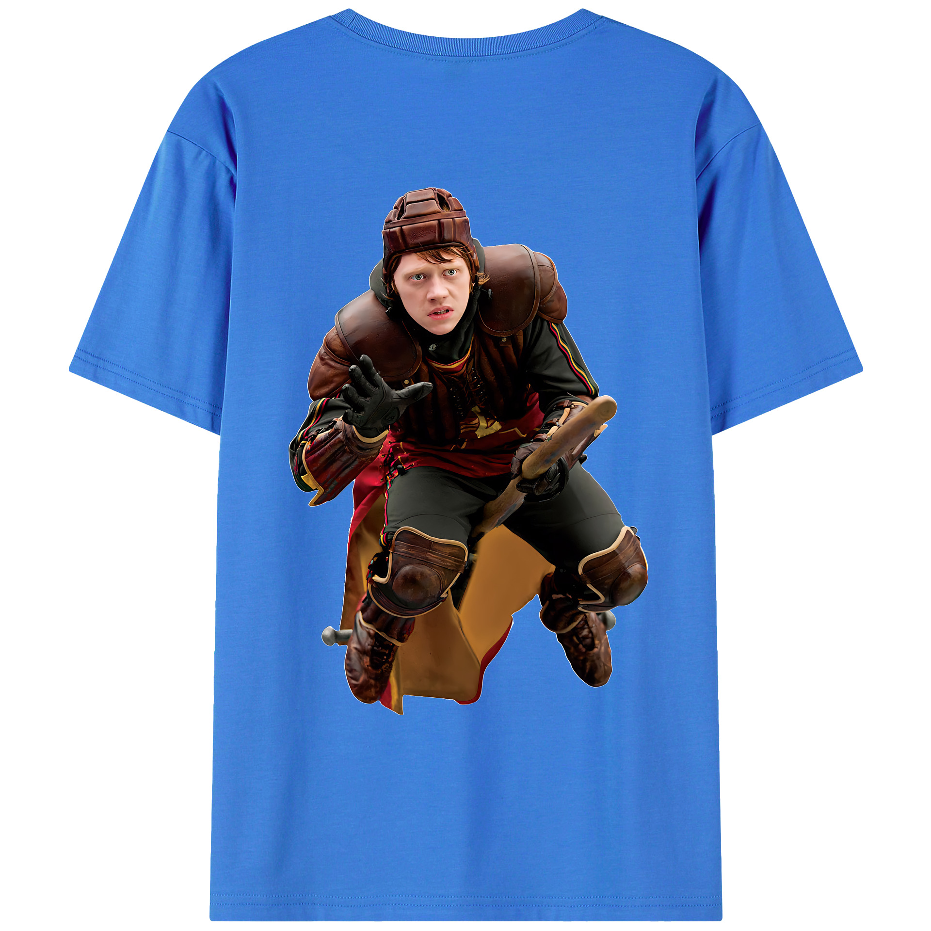 （画像用） Harry Potter ハリー・ポッターシリーズ 綿100％ メンズ半袖Tシャツ（バックプリント） 通気性
