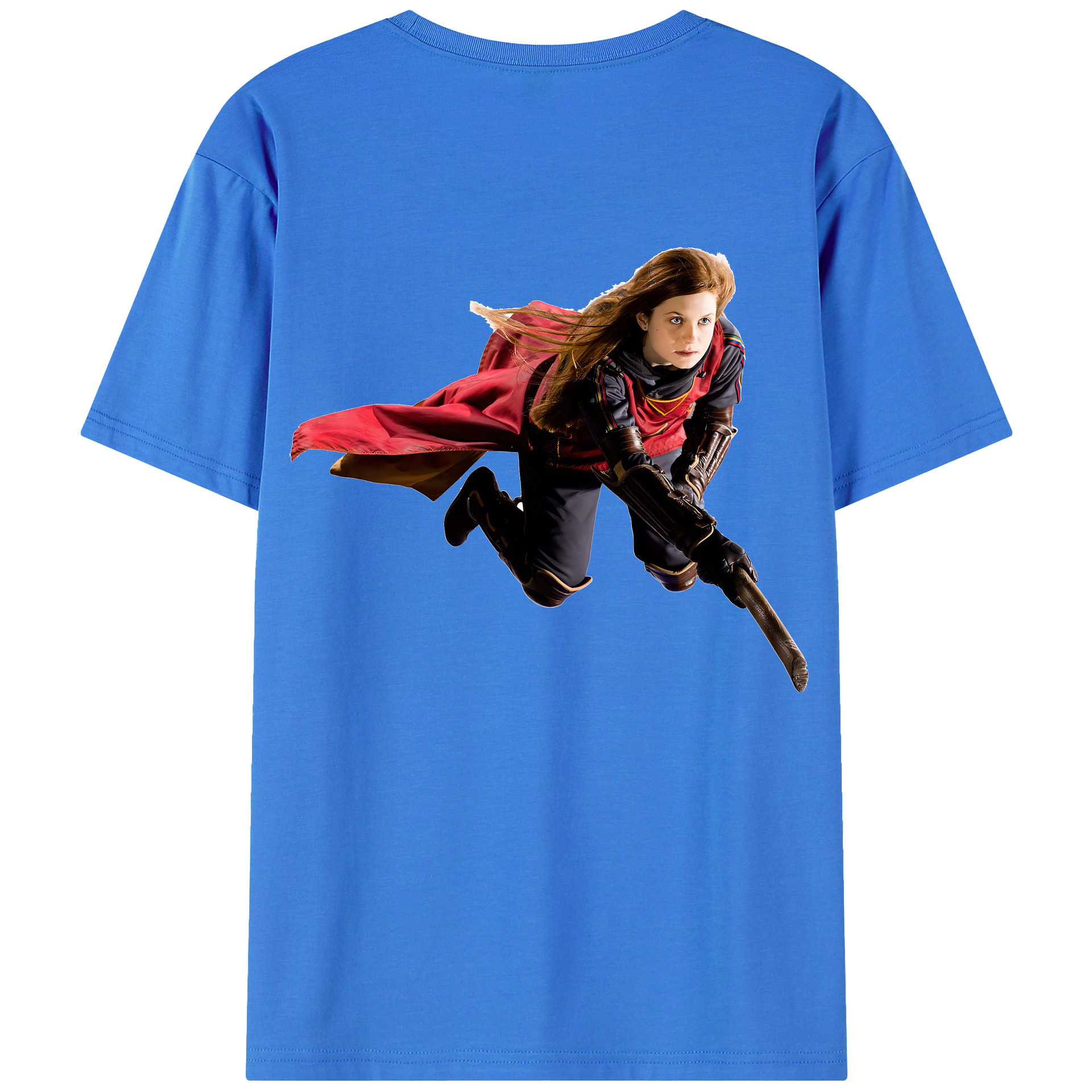 （画像用） Harry Potter ハリー・ポッターシリーズ 綿100％ メンズ半袖Tシャツ（バックプリント） 通気性