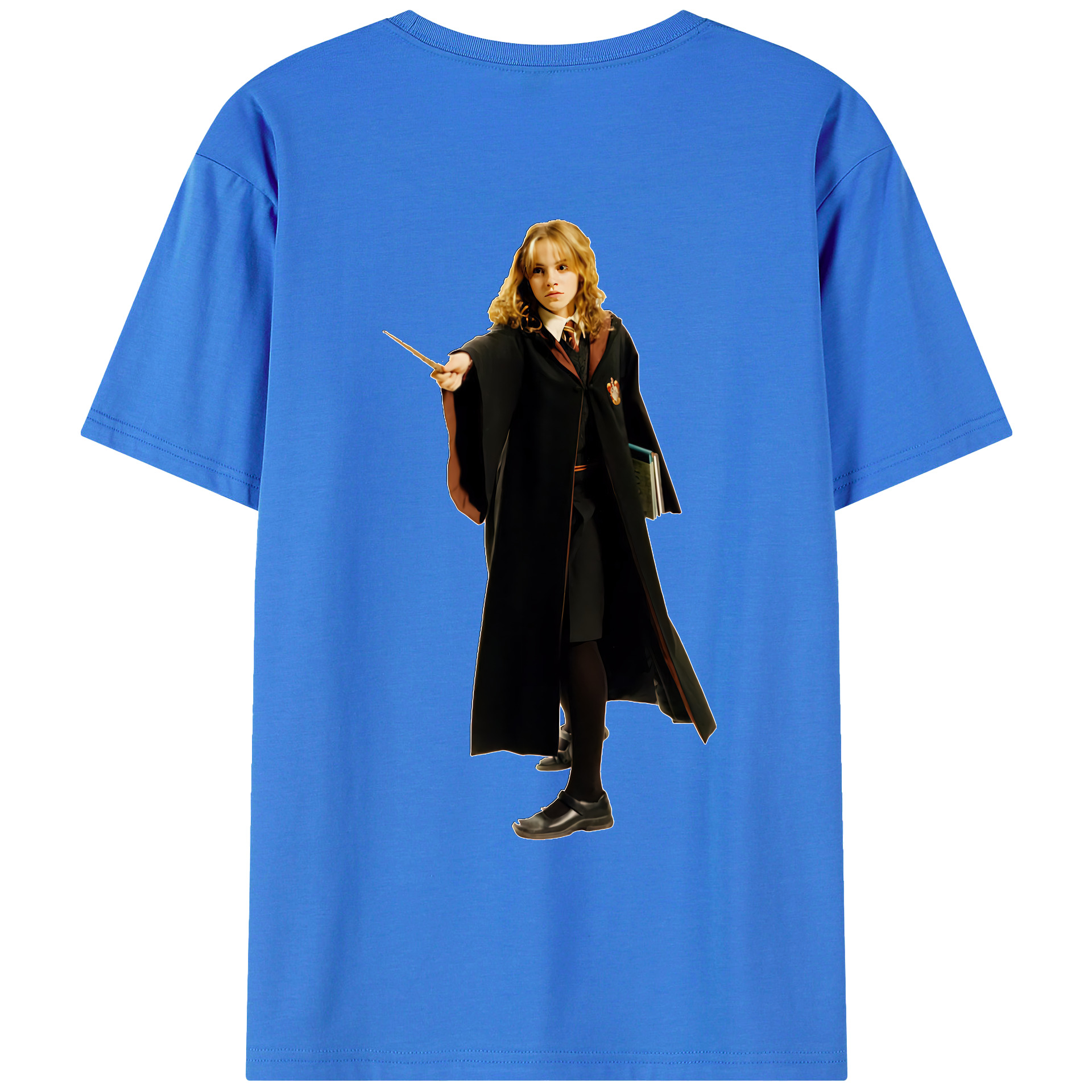 （画像用） Harry Potter ハリー・ポッターシリーズ 綿100％ メンズ半袖Tシャツ（バックプリント） 通気性