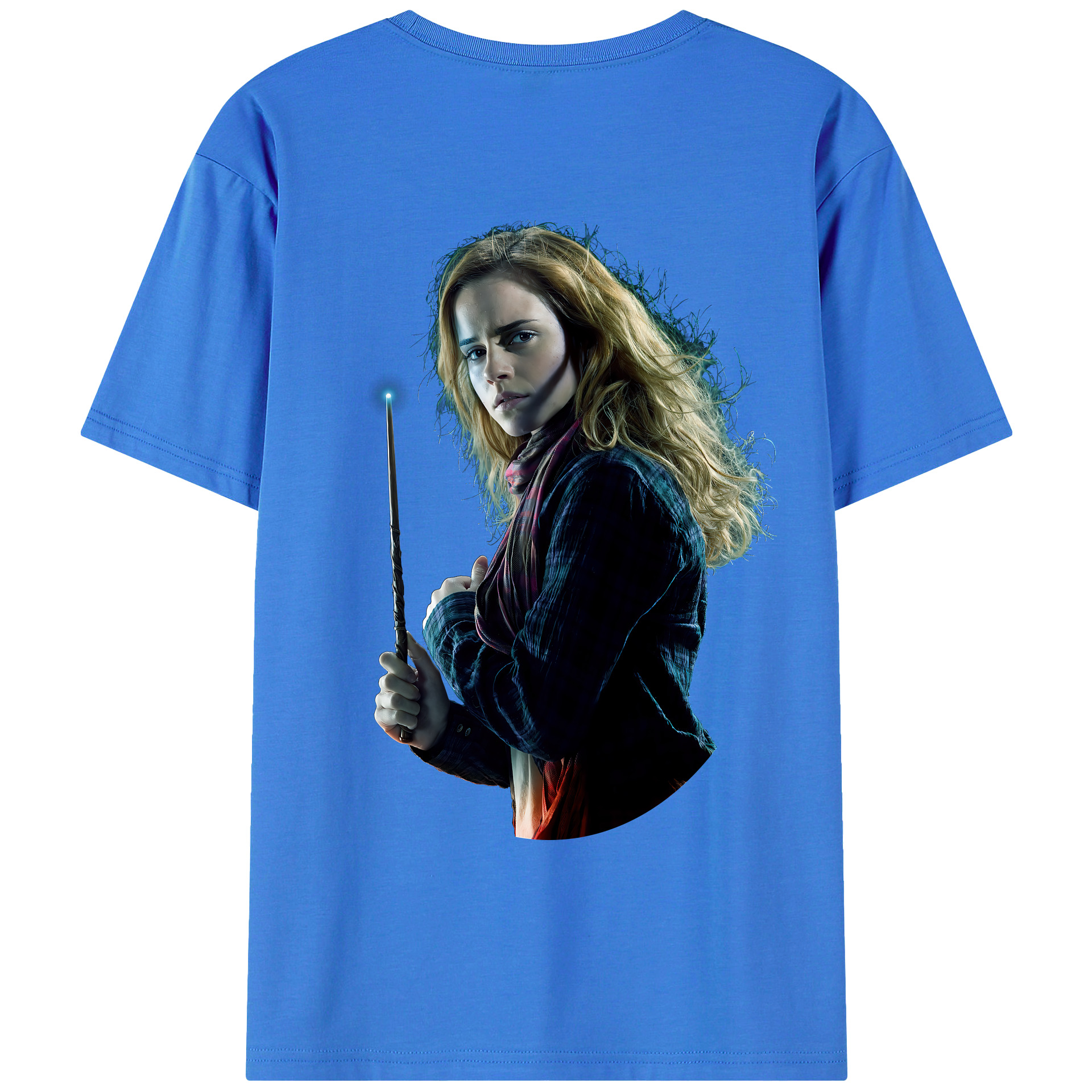 （画像用） Harry Potter ハリー・ポッターシリーズ 綿100％ メンズ半袖Tシャツ（バックプリント） 通気性