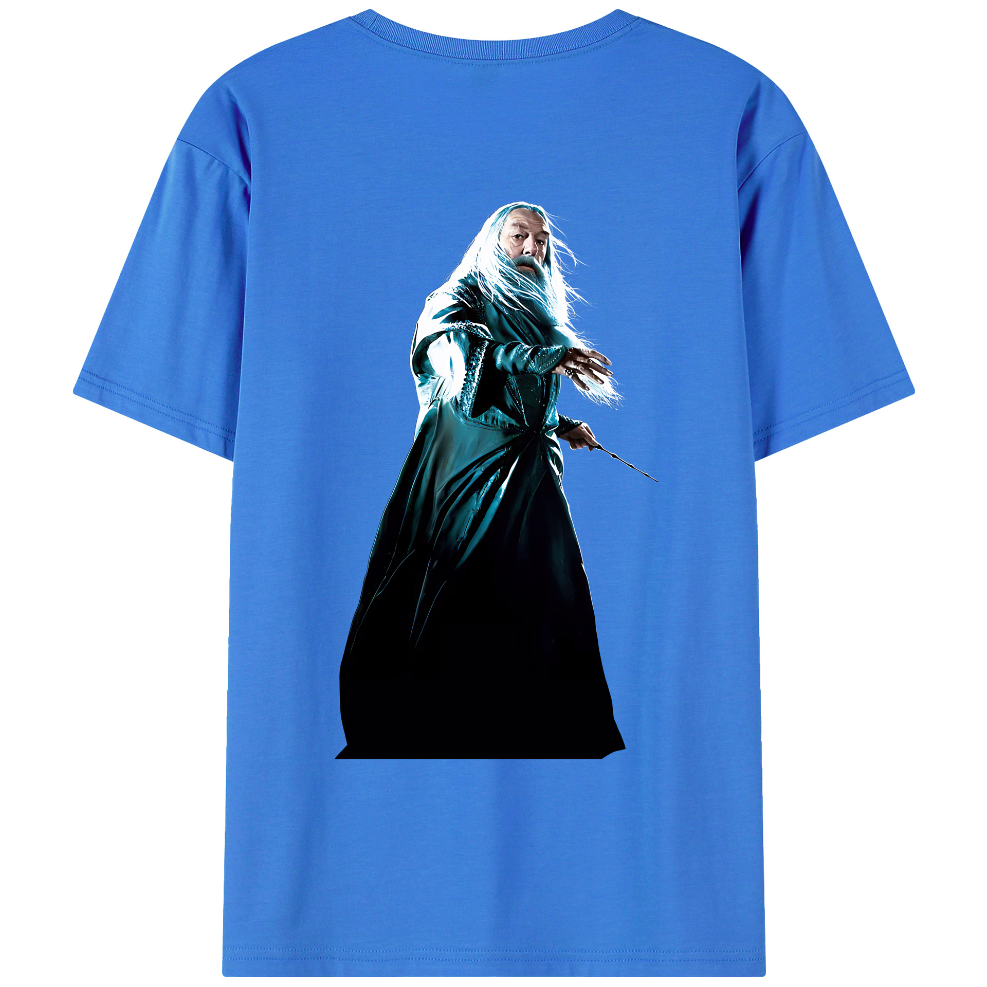 （画像用） Harry Potter ハリー・ポッターシリーズ 綿100％ メンズ半袖Tシャツ（バックプリント） 通気性