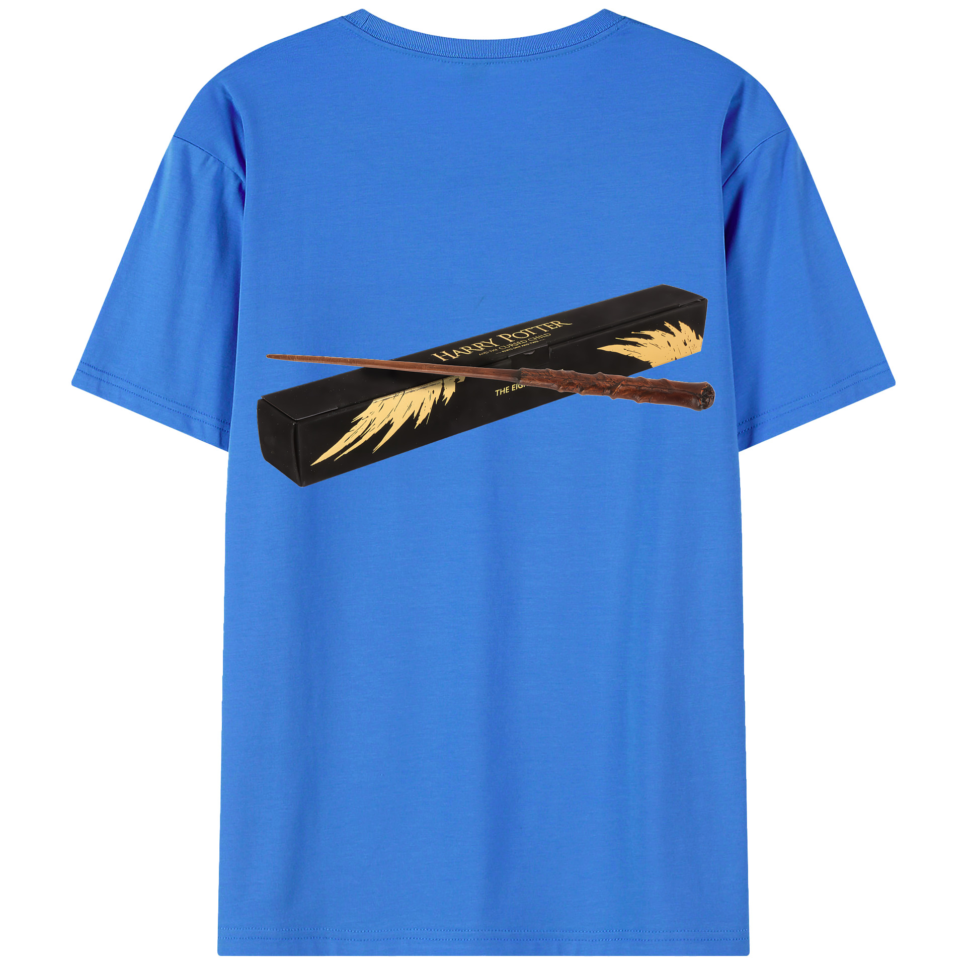 （画像用） Harry Potter ハリー・ポッターシリーズ 綿100％ メンズ半袖Tシャツ（バックプリント） 通気性