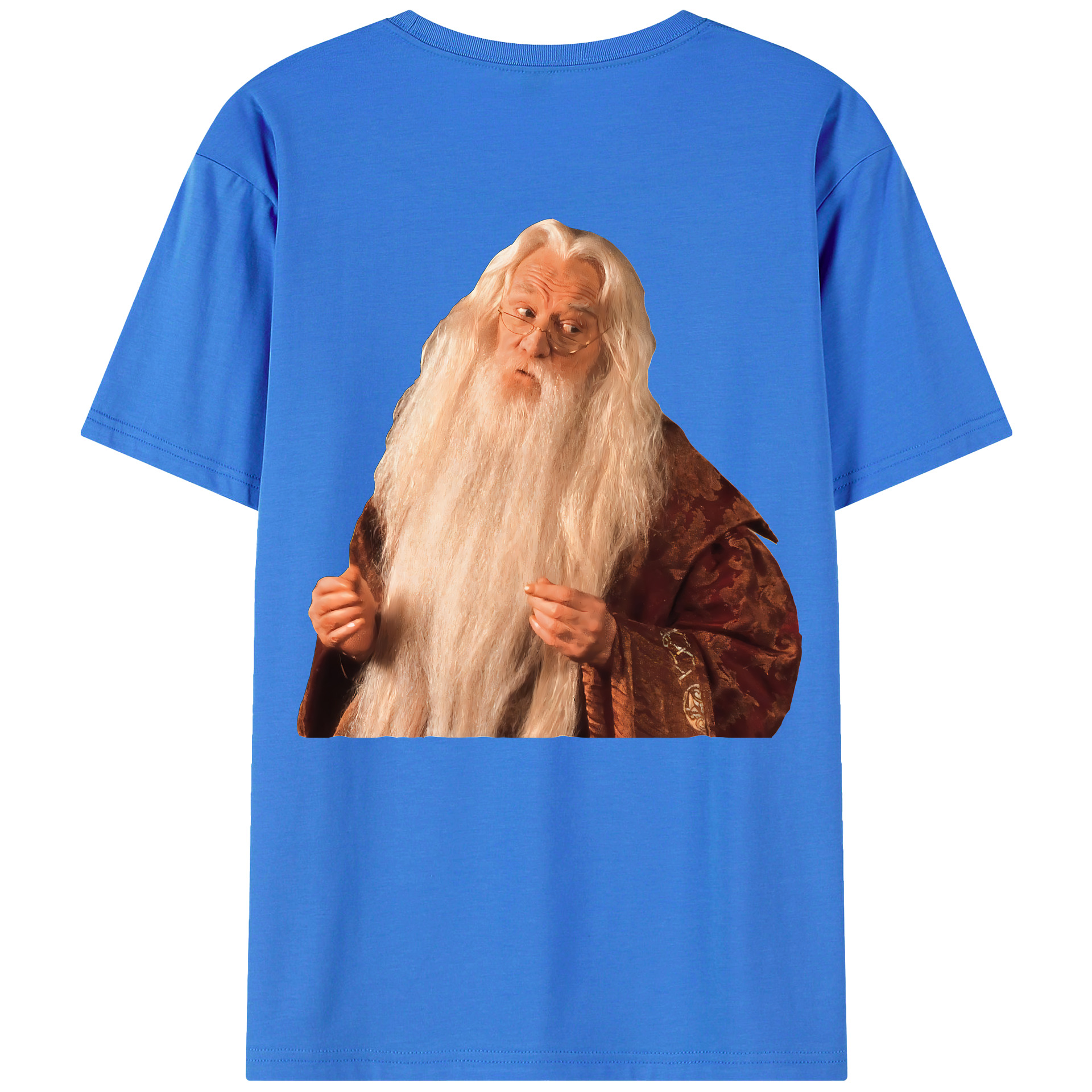 （画像用） Harry Potter ハリー・ポッターシリーズ 綿100％ メンズ半袖Tシャツ（バックプリント） 通気性