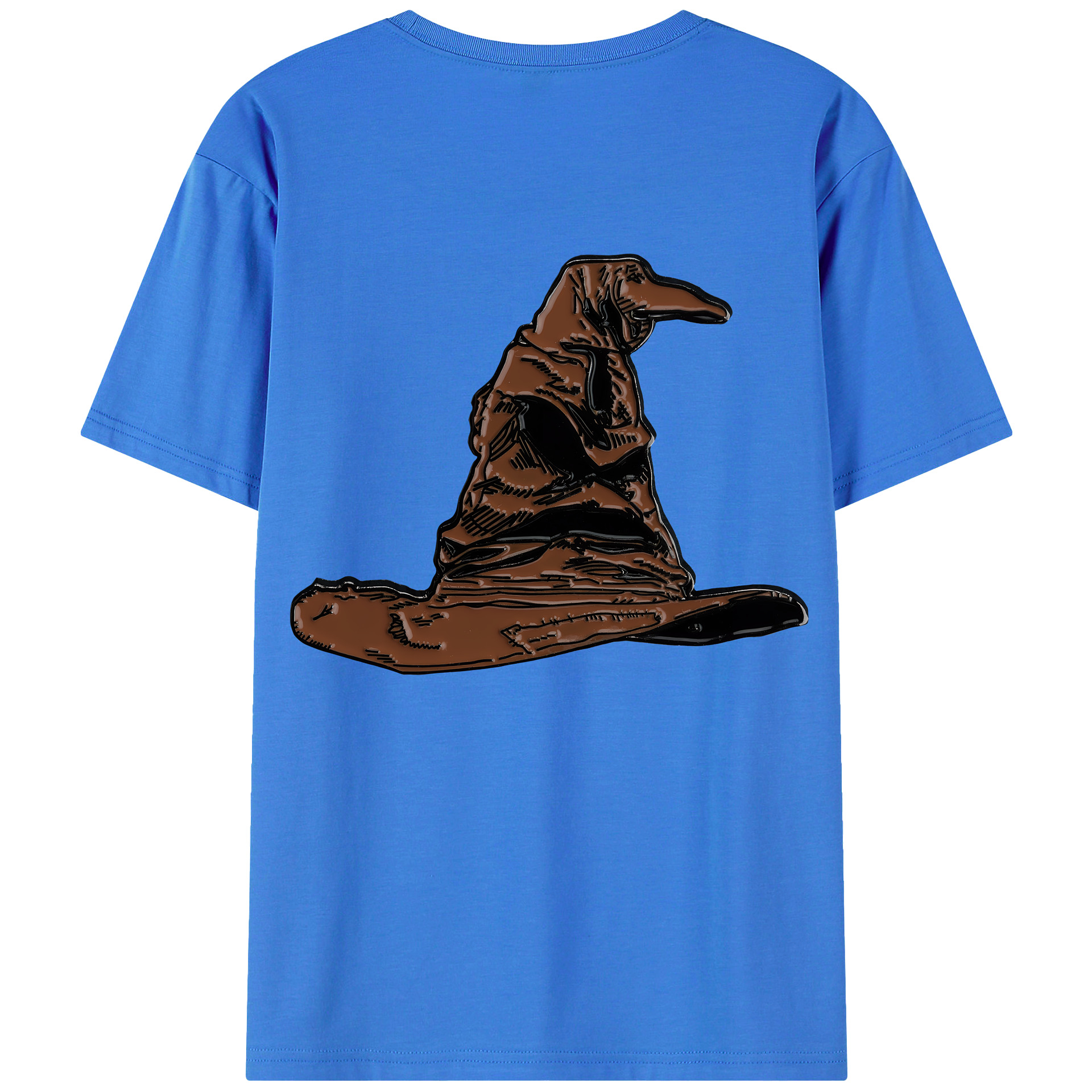 （画像用） Harry Potter ハリー・ポッターシリーズ 綿100％ メンズ半袖Tシャツ（バックプリント） 通気性