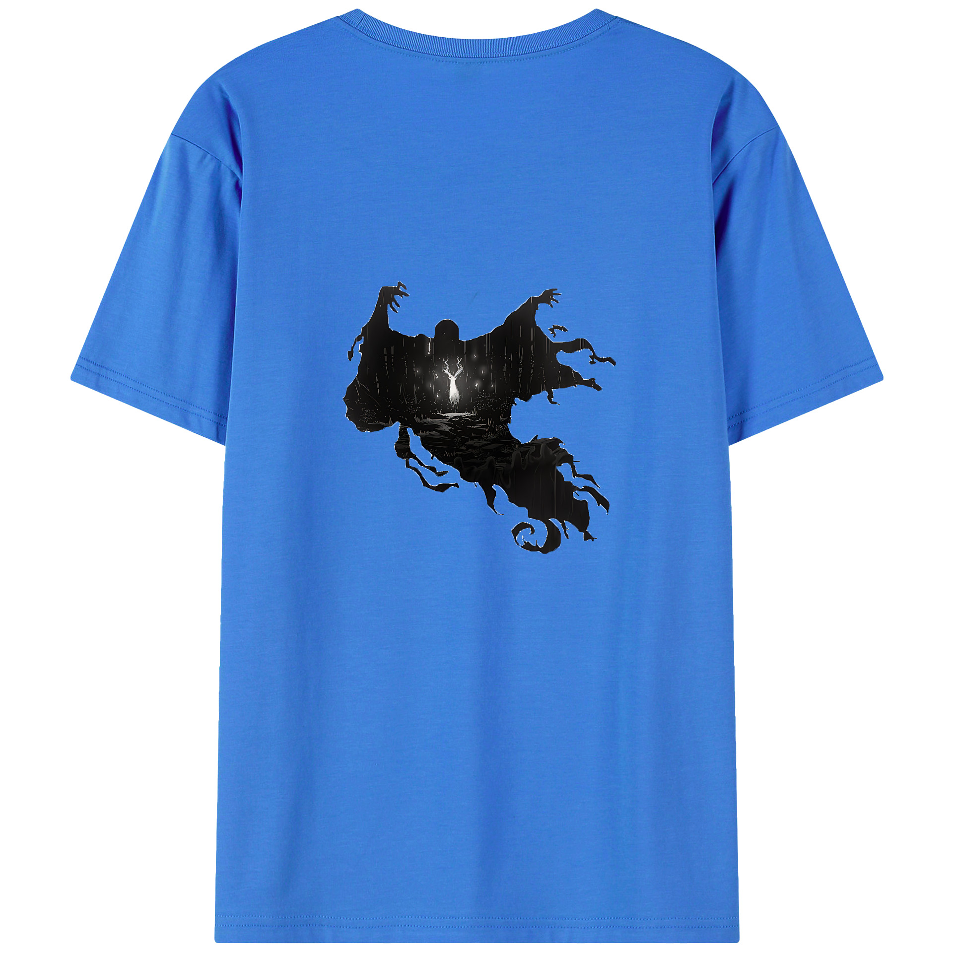 （画像用） Harry Potter ハリー・ポッターシリーズ 綿100％ メンズ半袖Tシャツ（バックプリント） 通気性