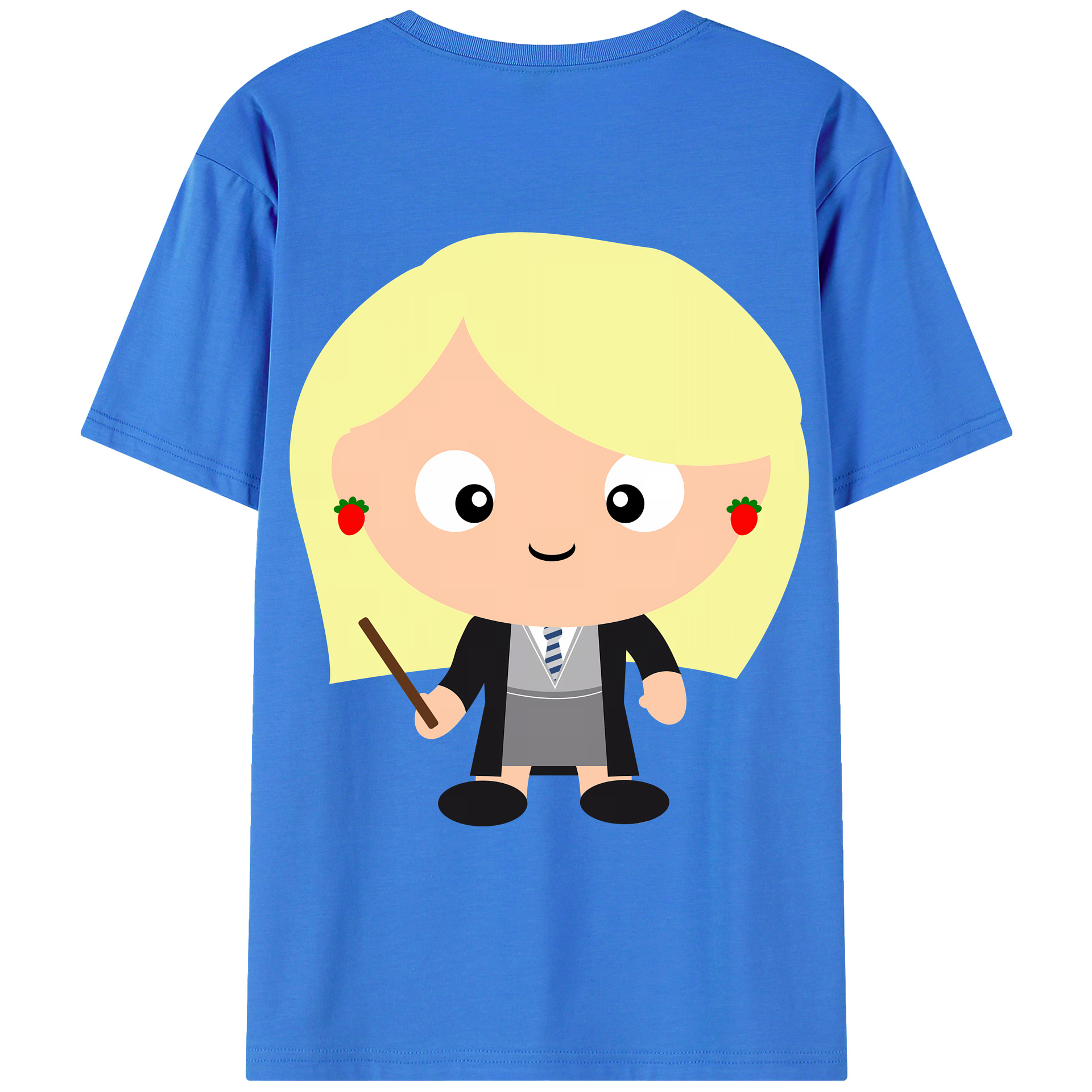 （画像用） Harry Potter ハリー・ポッターシリーズ 綿100％ メンズ半袖Tシャツ（バックプリント） 通気性