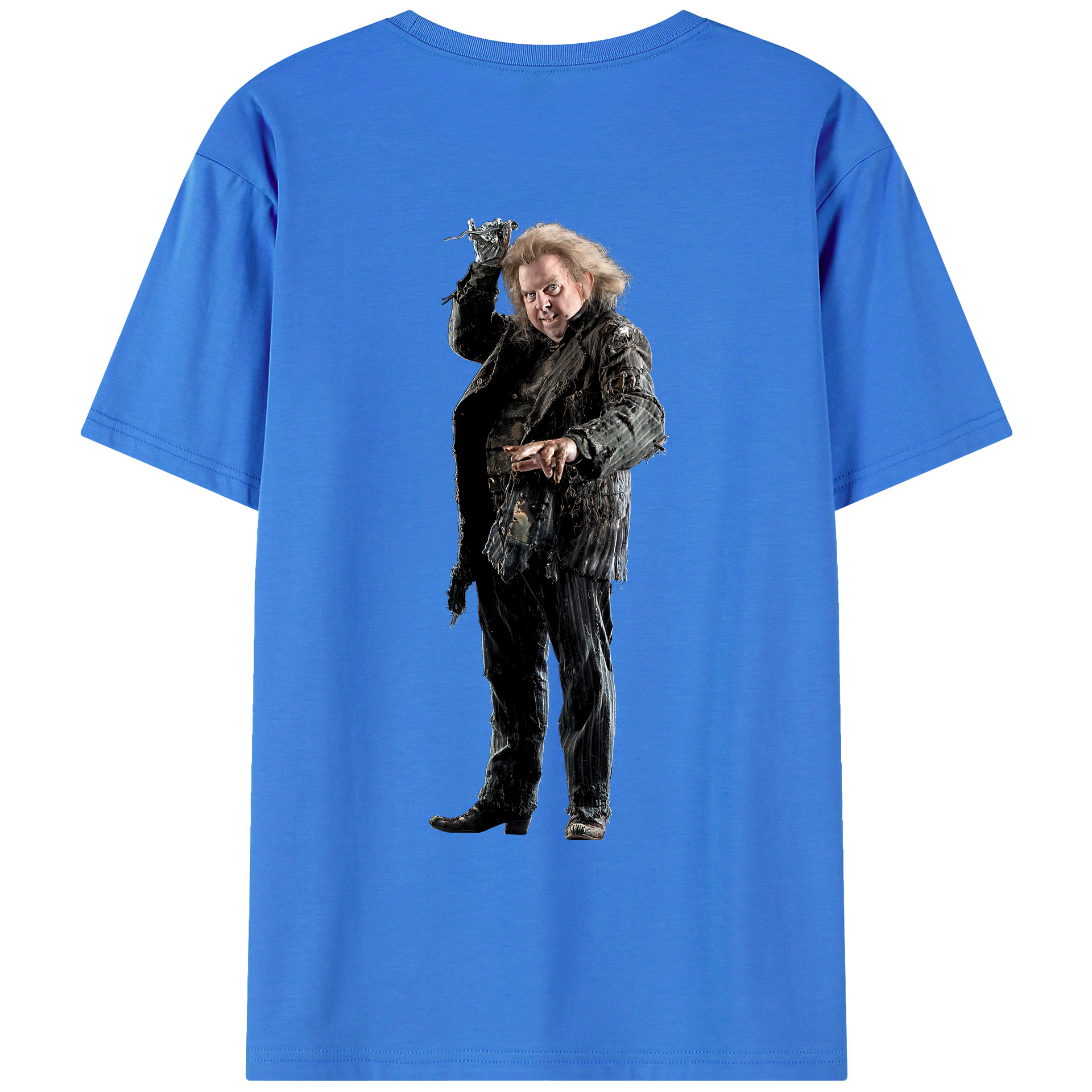（画像用） Harry Potter ハリー・ポッターシリーズ 綿100％ メンズ半袖Tシャツ（バックプリント） 通気性