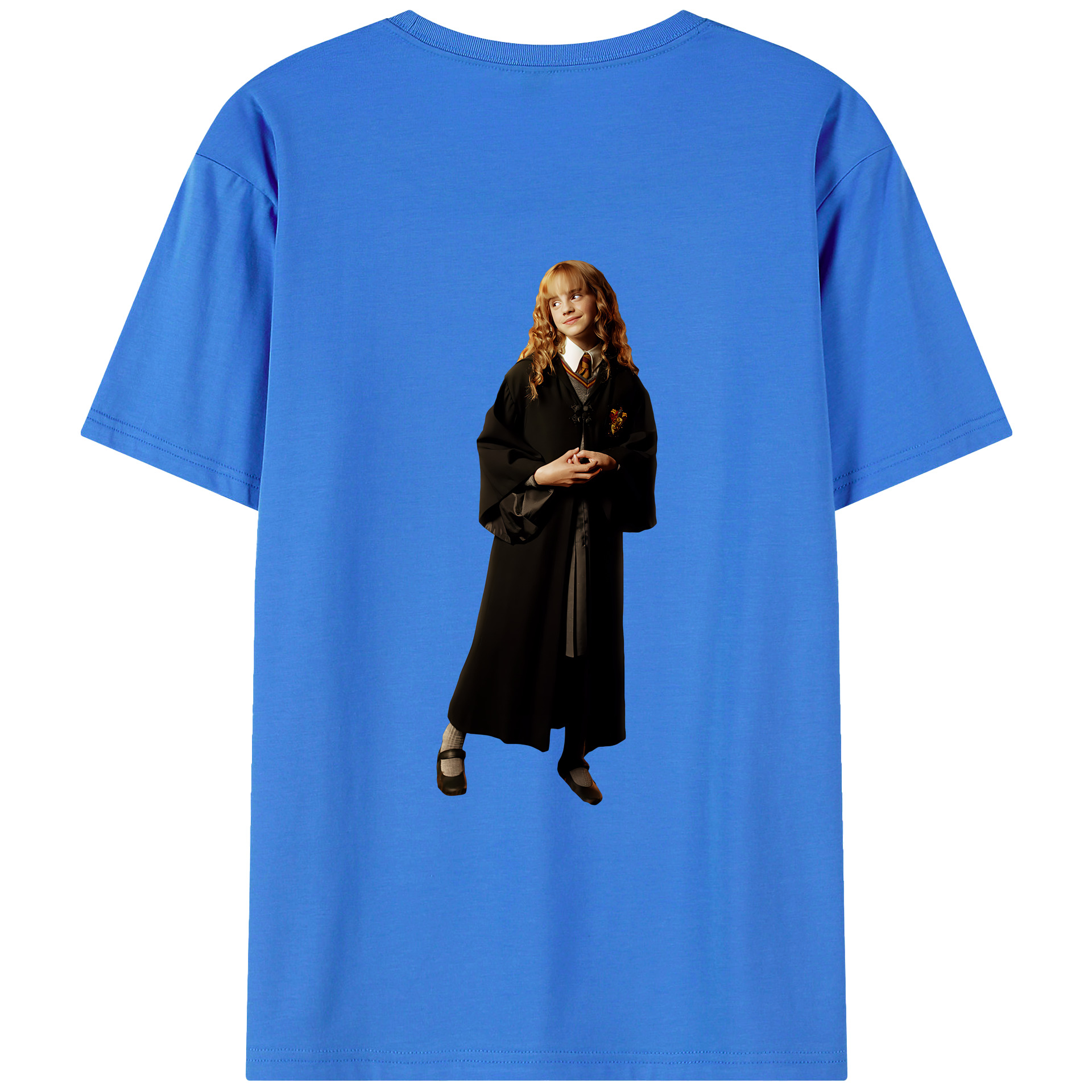 （画像用） Harry Potter ハリー・ポッターシリーズ 綿100％ メンズ半袖Tシャツ（バックプリント） 通気性