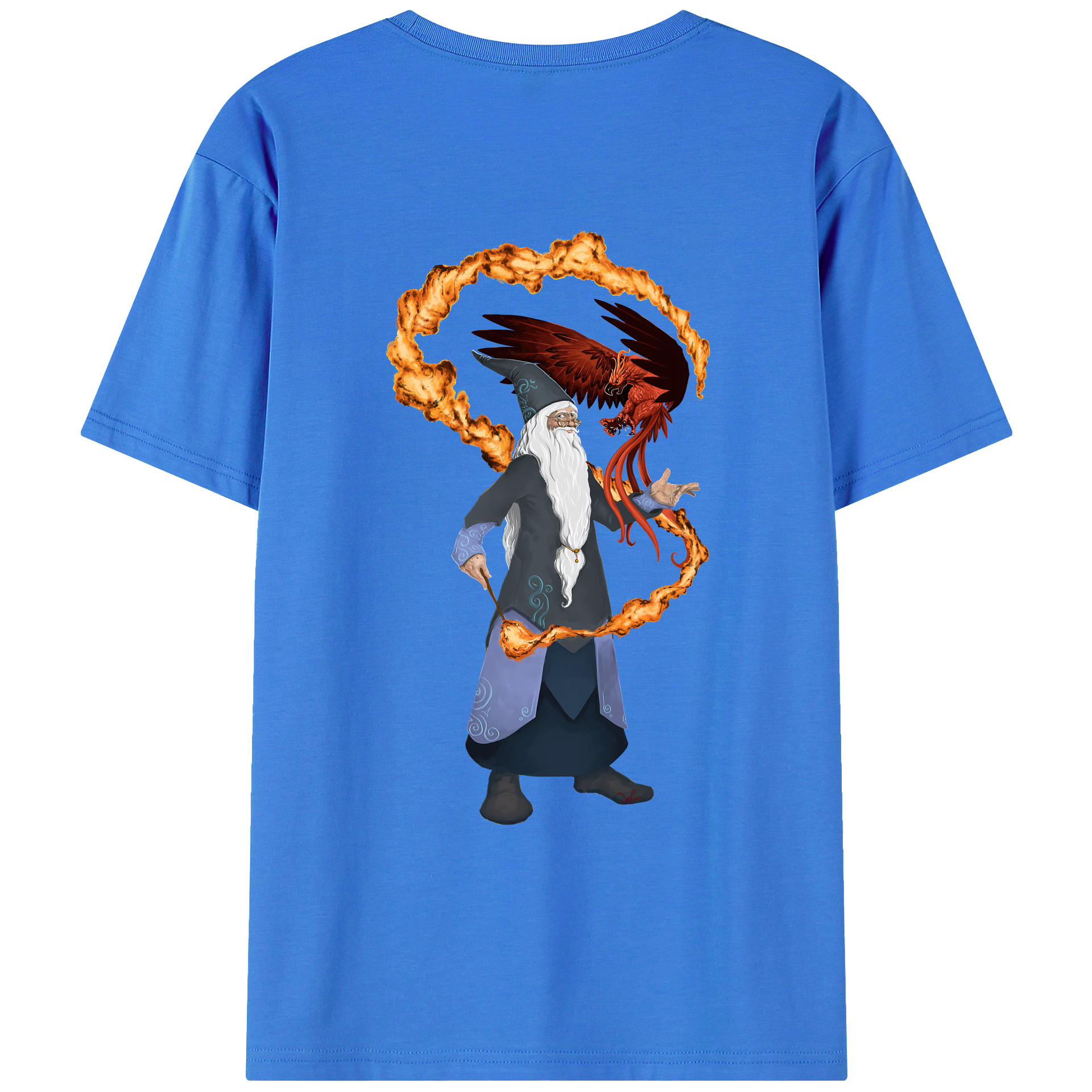 （画像用） Harry Potter ハリー・ポッターシリーズ 綿100％ メンズ半袖Tシャツ（バックプリント） 通気性