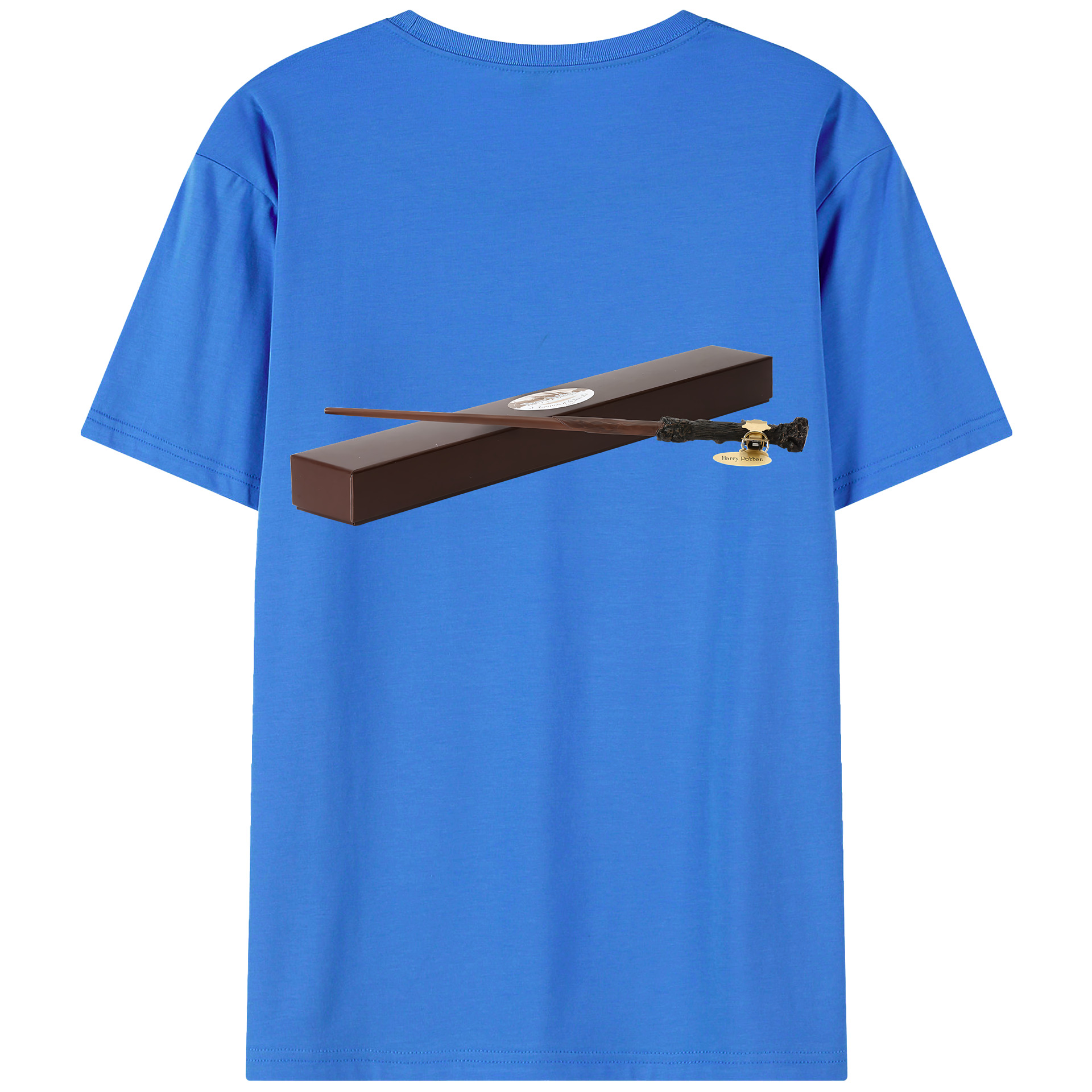 （画像用） Harry Potter ハリー・ポッターシリーズ 綿100％ メンズ半袖Tシャツ（バックプリント） 通気性