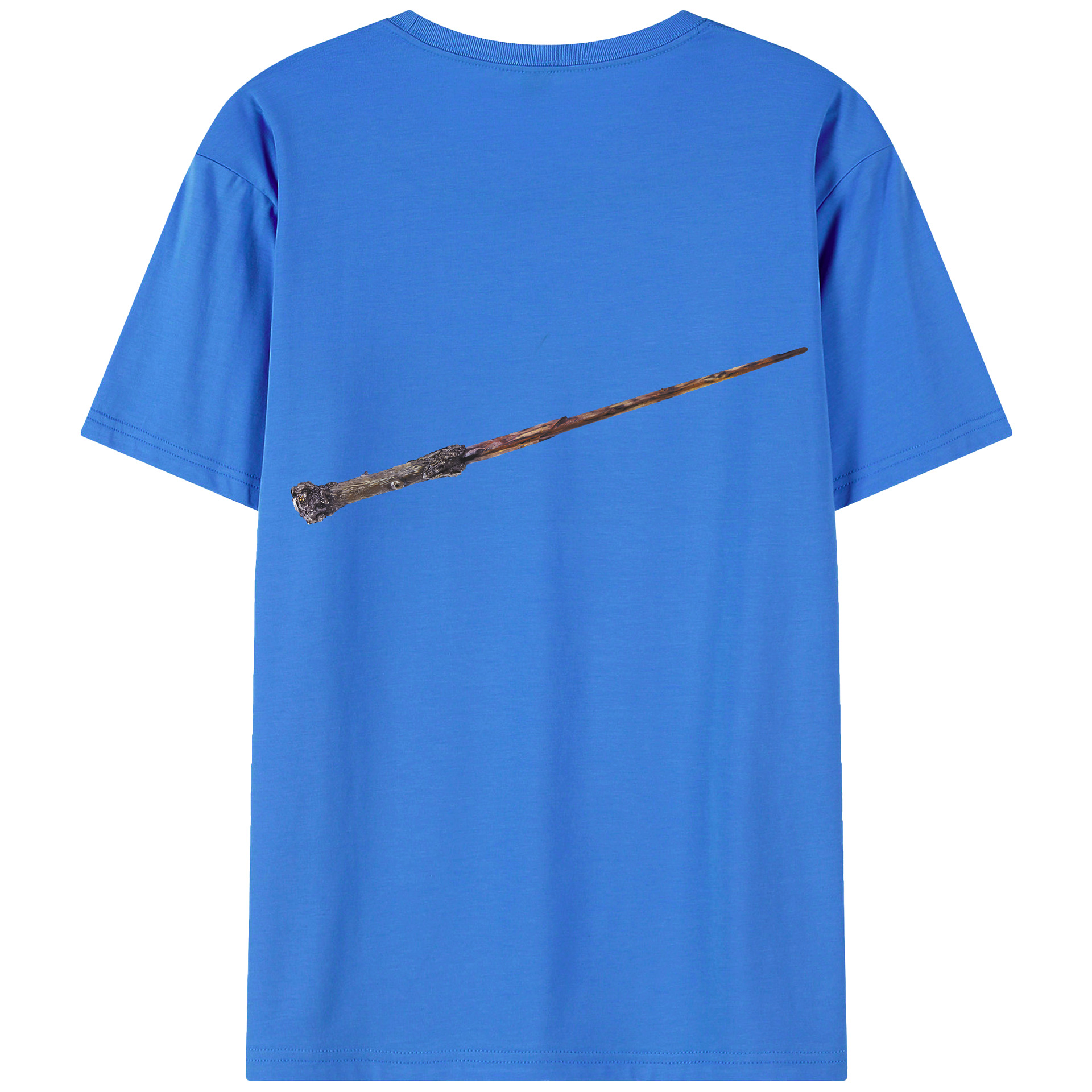 （画像用） Harry Potter ハリー・ポッターシリーズ 綿100％ メンズ半袖Tシャツ（バックプリント） 通気性