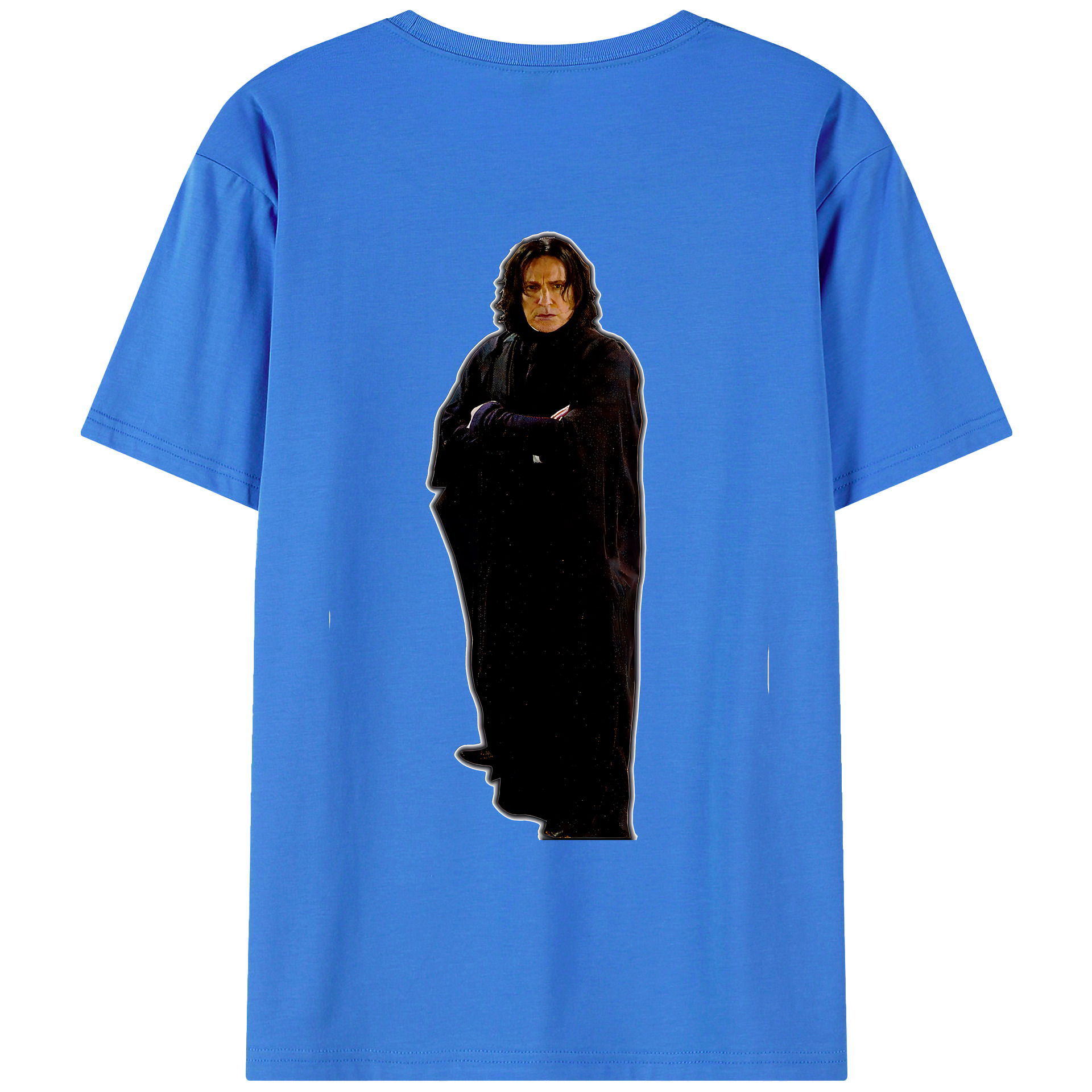（画像用） Harry Potter ハリー・ポッターシリーズ 綿100％ メンズ半袖Tシャツ（バックプリント） 通気性