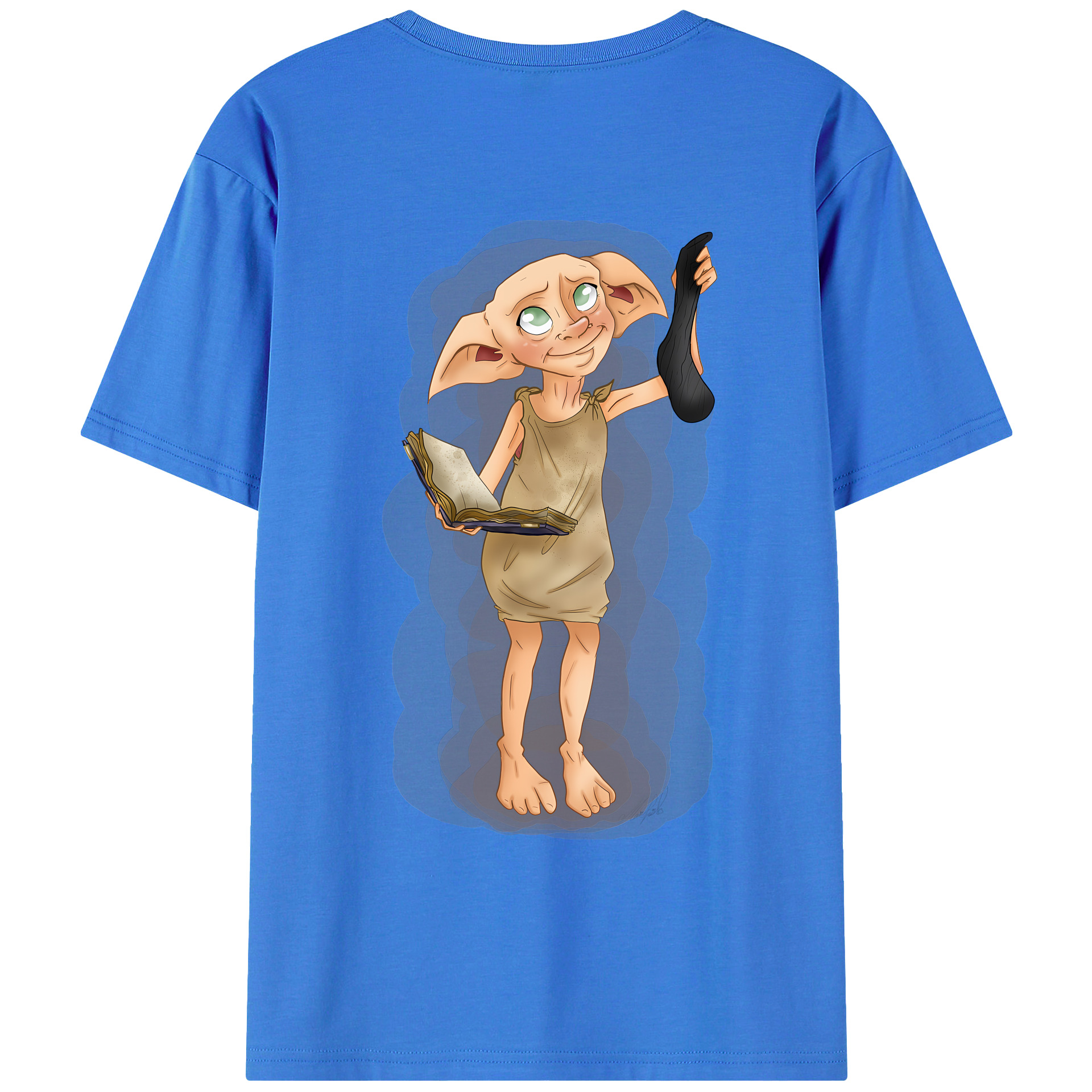 （画像用） Harry Potter ハリー・ポッターシリーズ 綿100％ メンズ半袖Tシャツ（バックプリント） 通気性