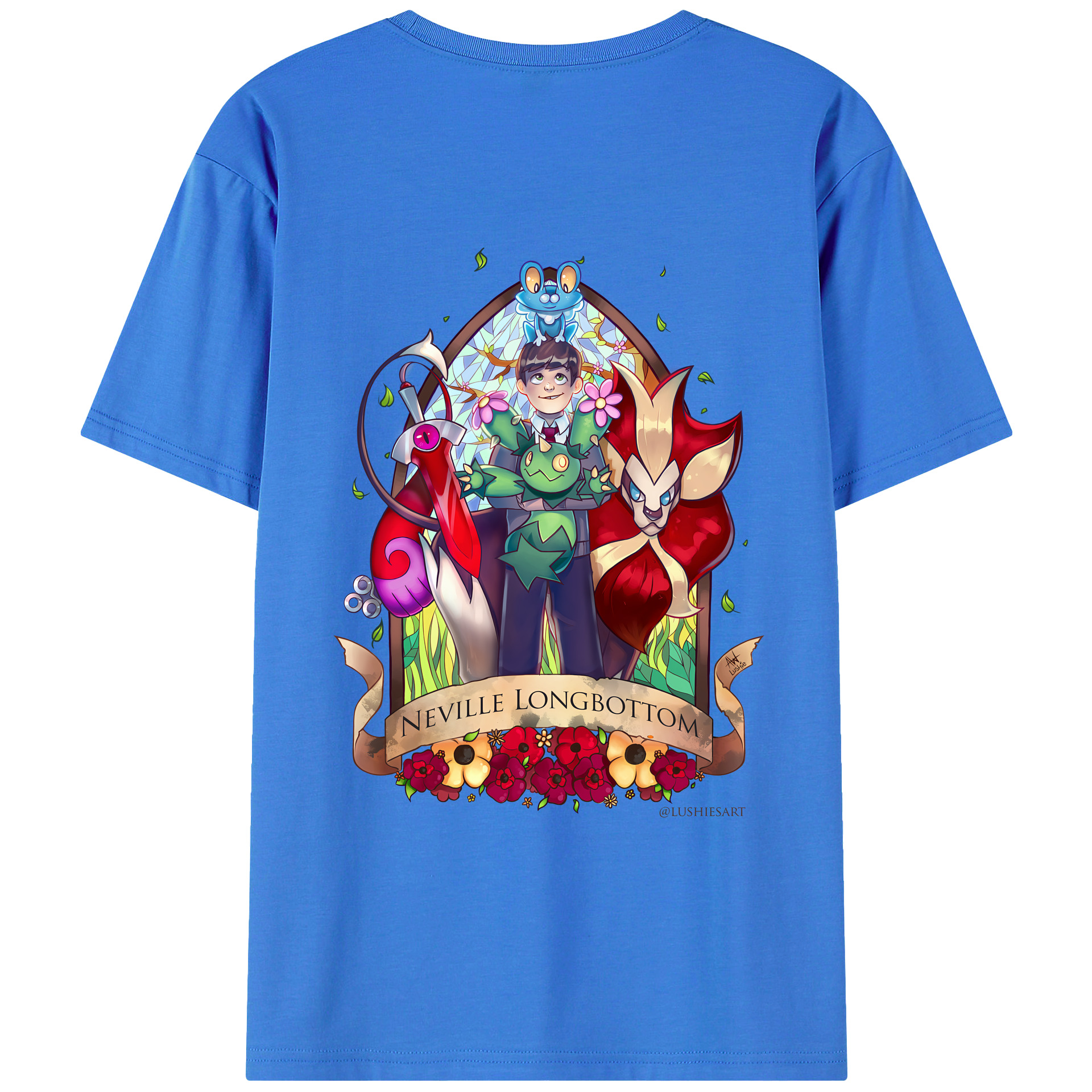 （画像用） Harry Potter ハリー・ポッターシリーズ 綿100％ メンズ半袖Tシャツ（バックプリント） 通気性