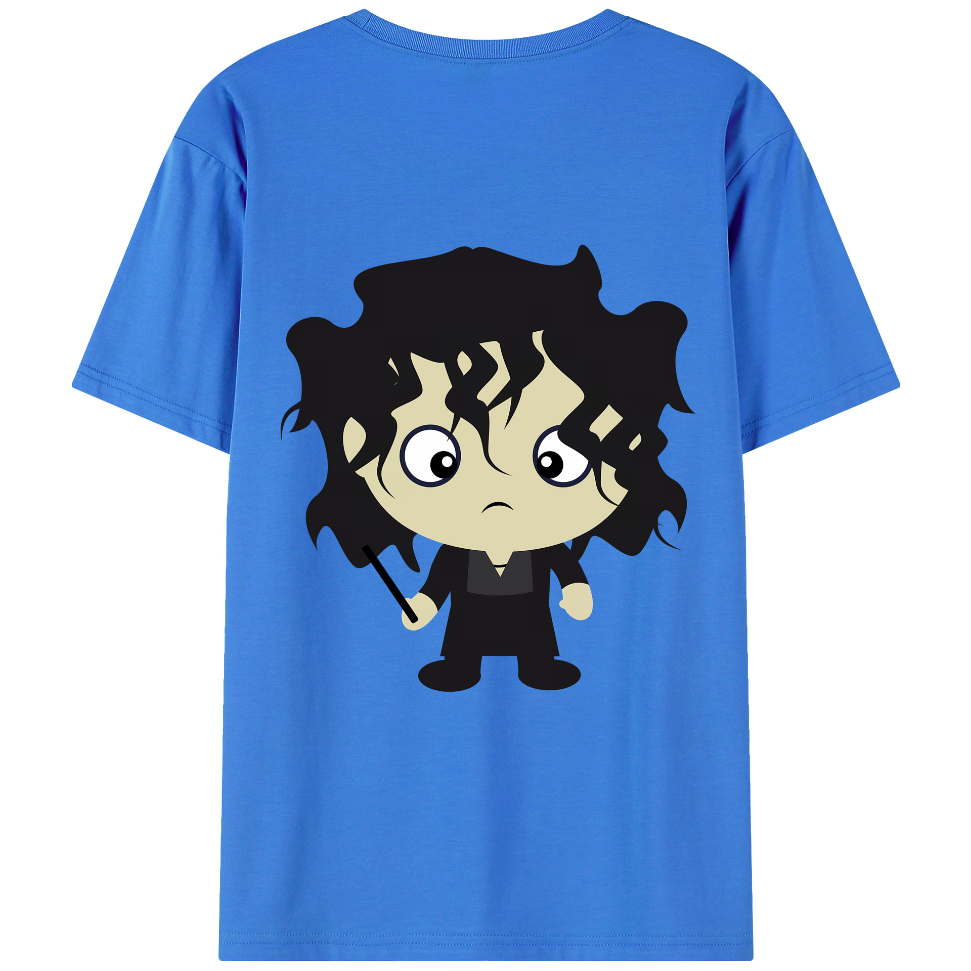 （画像用） Harry Potter ハリー・ポッターシリーズ 綿100％ メンズ半袖Tシャツ（バックプリント） 通気性