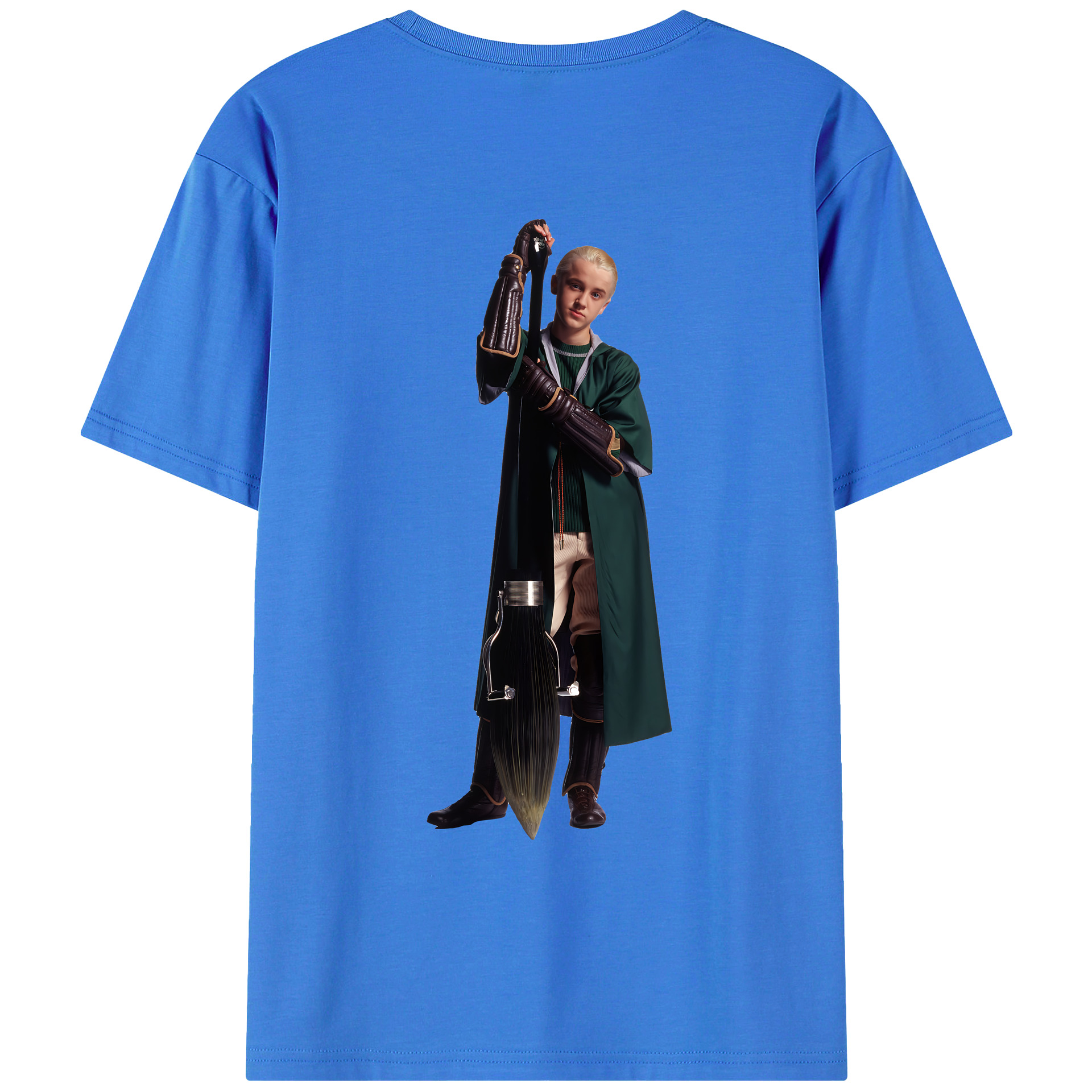 （画像用） Harry Potter ハリー・ポッターシリーズ 綿100％ メンズ半袖Tシャツ（バックプリント） 通気性