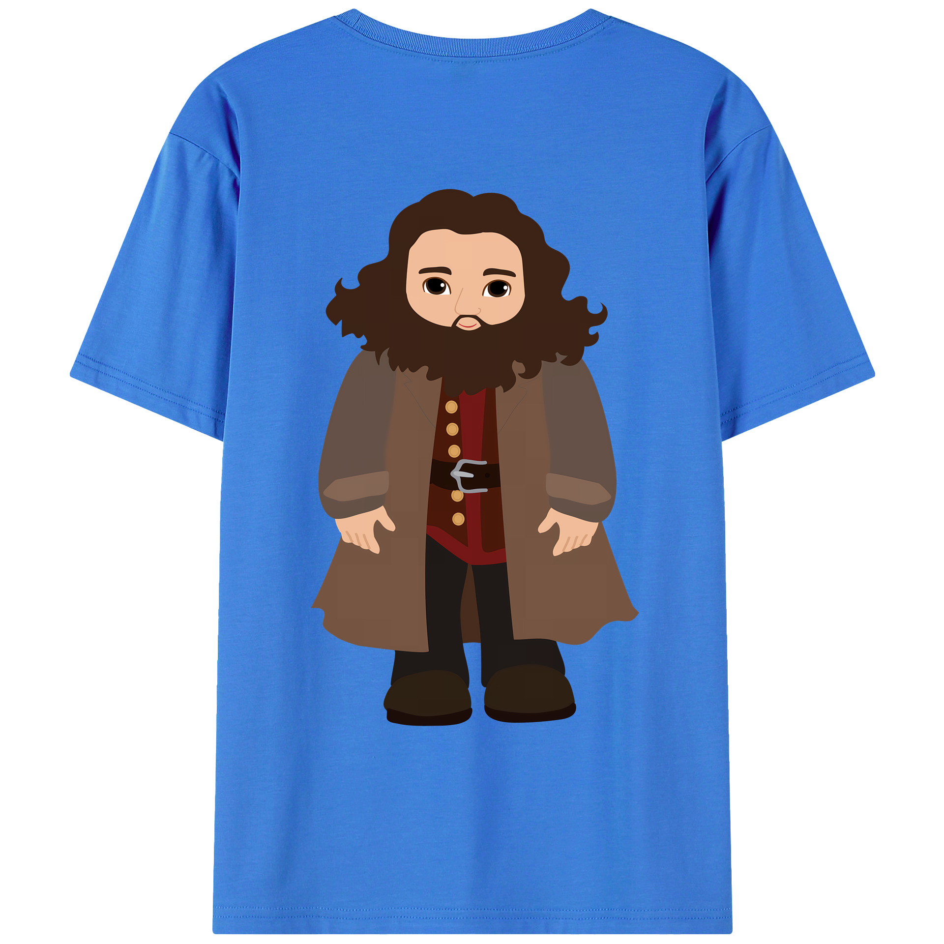 （画像用） Harry Potter ハリー・ポッターシリーズ 綿100％ メンズ半袖Tシャツ（バックプリント） 通気性