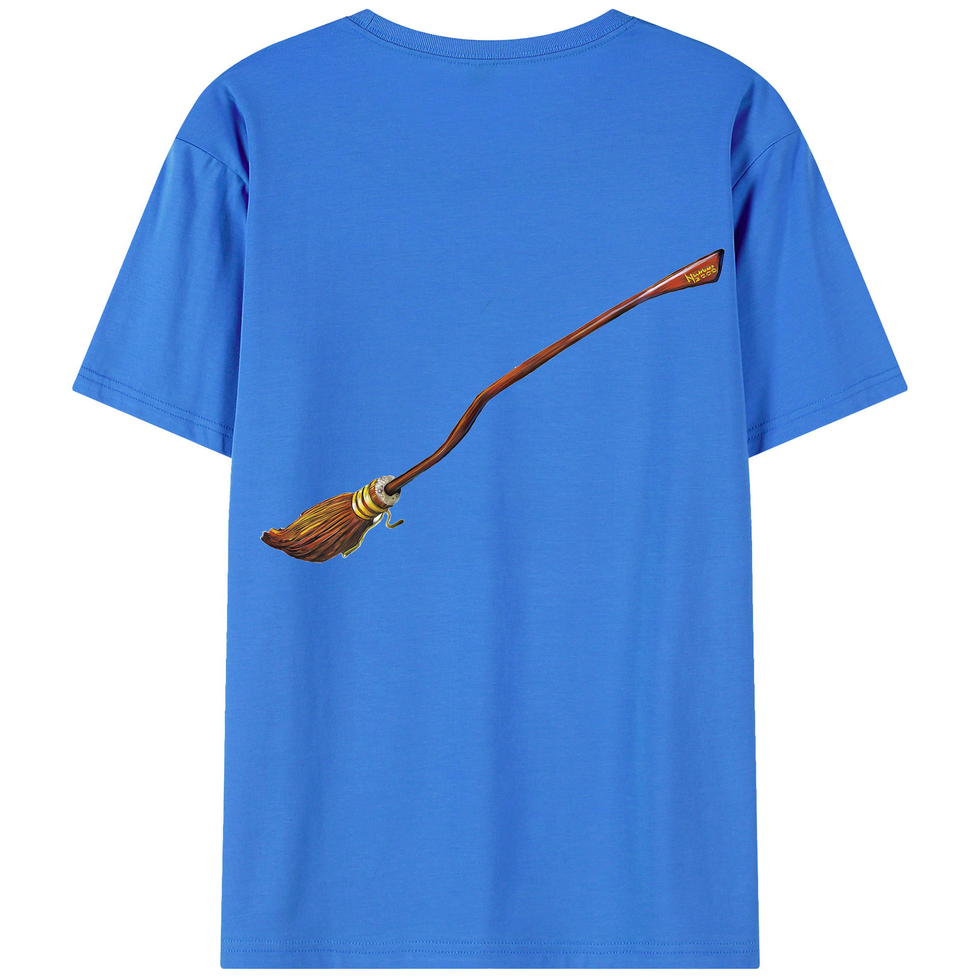 （画像用） Harry Potter ハリー・ポッターシリーズ 綿100％ メンズ半袖Tシャツ（バックプリント） 通気性