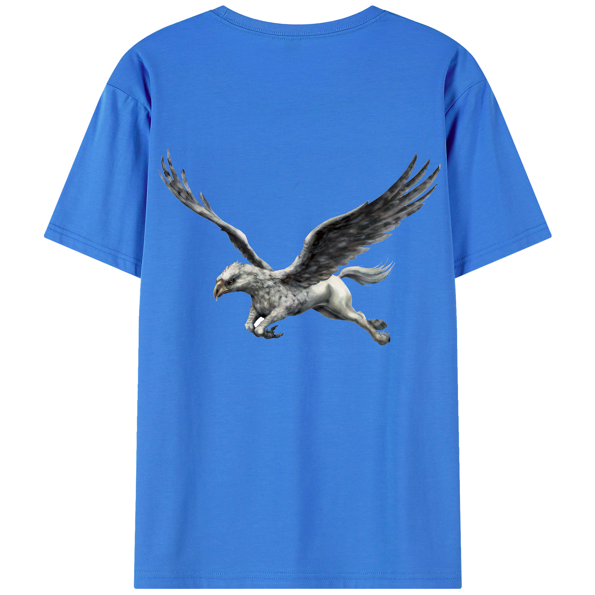 （画像用） Harry Potter ハリー・ポッターシリーズ 綿100％ メンズ半袖Tシャツ（バックプリント） 通気性