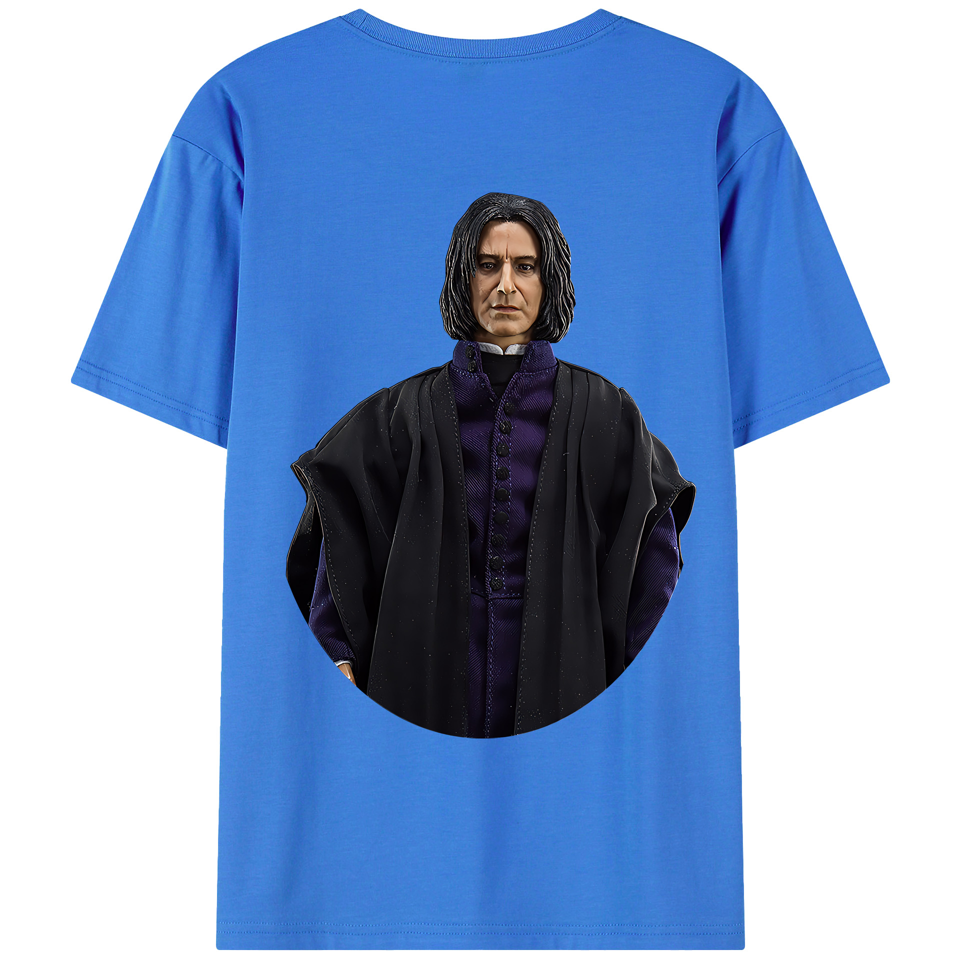 （画像用） Harry Potter ハリー・ポッターシリーズ 綿100％ メンズ半袖Tシャツ（バックプリント） 通気性
