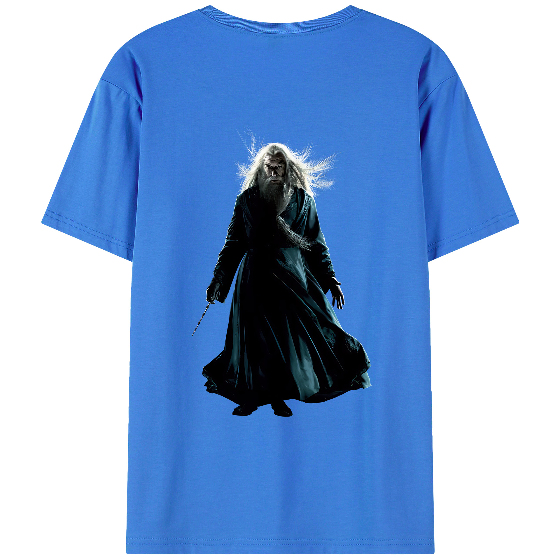 （画像用） Harry Potter ハリー・ポッターシリーズ 綿100％ メンズ半袖Tシャツ（バックプリント） 通気性
