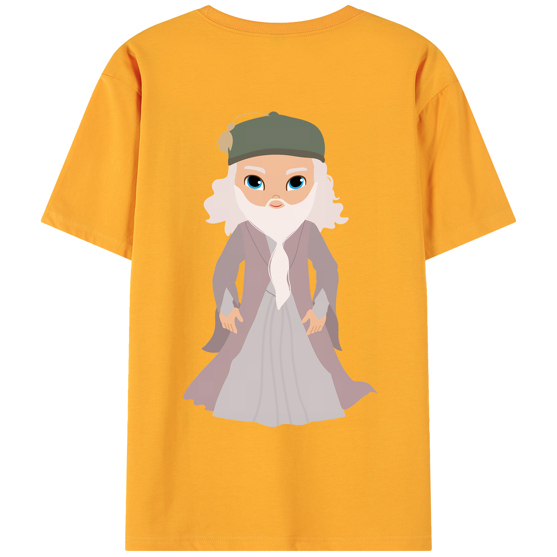 （画像用） Harry Potter ハリー・ポッターシリーズ 綿100％ メンズ半袖Tシャツ（バックプリント） 通気性