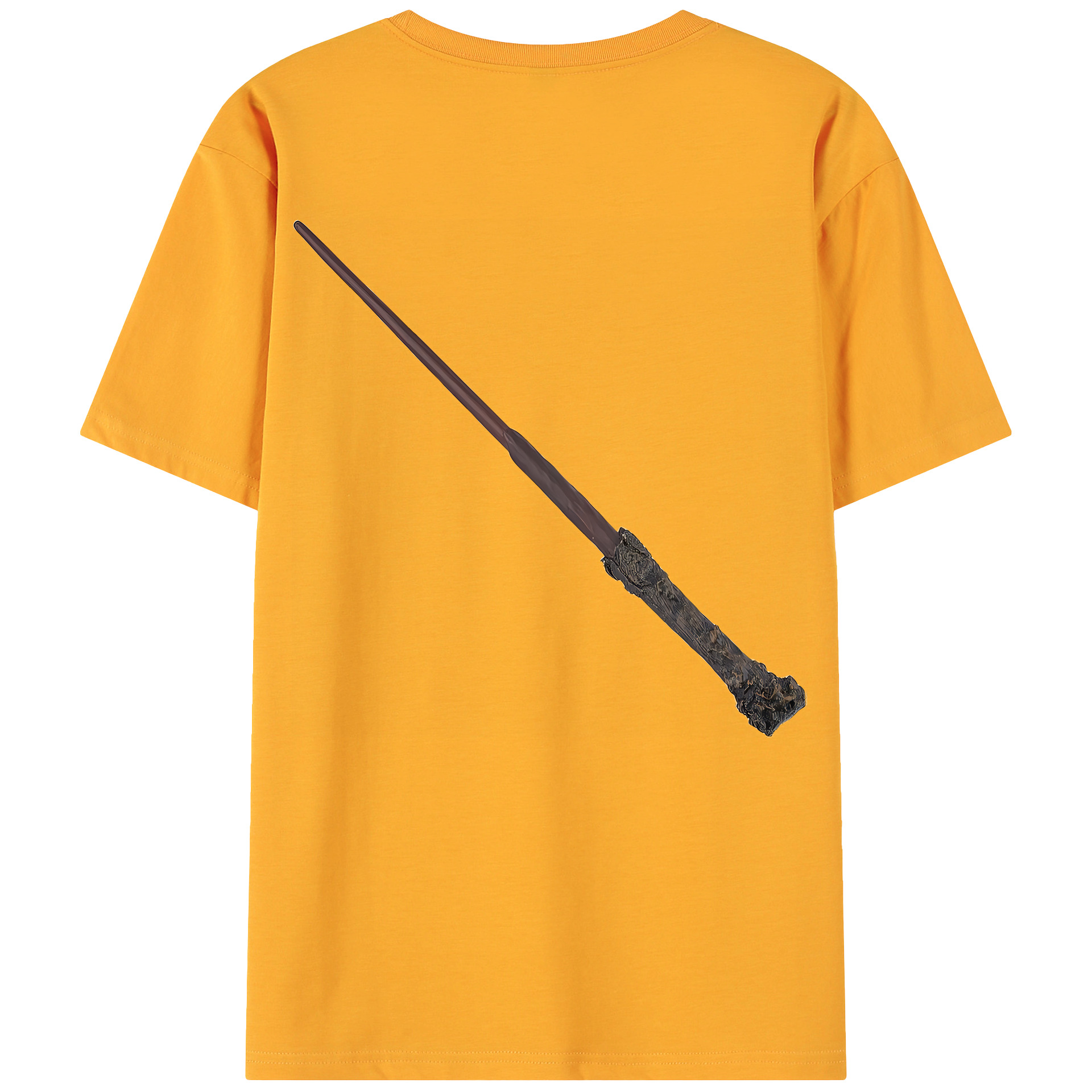 （画像用） Harry Potter ハリー・ポッターシリーズ 綿100％ メンズ半袖Tシャツ（バックプリント） 通気性