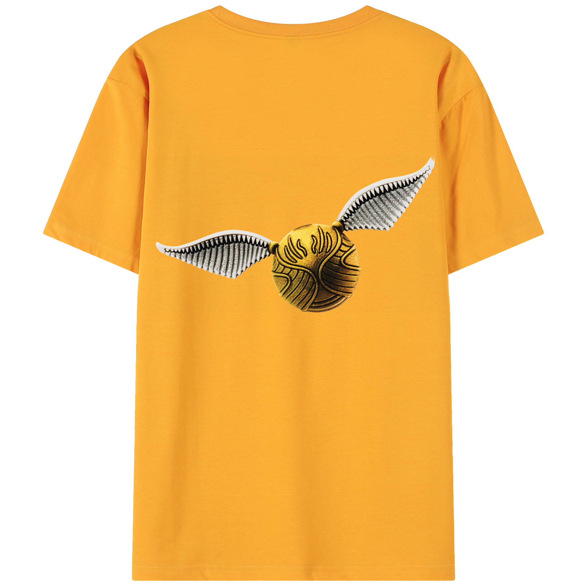 （画像用） Harry Potter ハリー・ポッターシリーズ 綿100％ メンズ半袖Tシャツ（バックプリント） 通気性