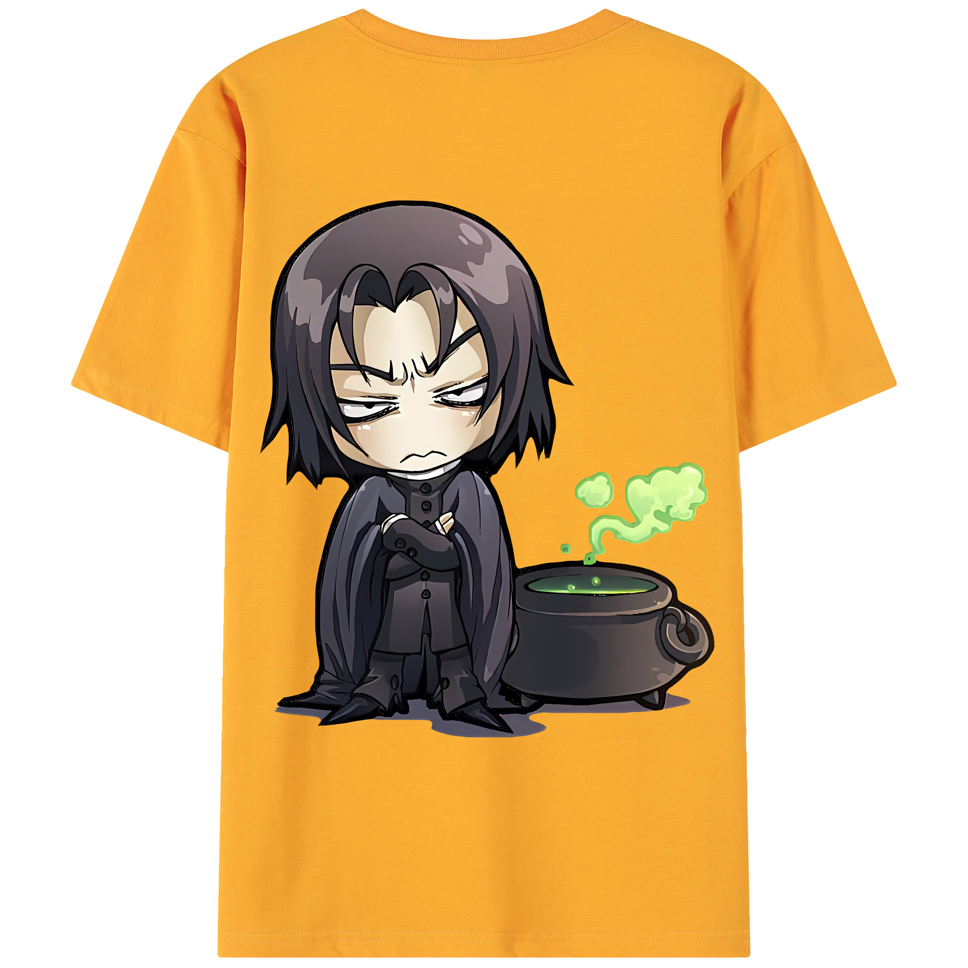 （画像用） Harry Potter ハリー・ポッターシリーズ 綿100％ メンズ半袖Tシャツ（バックプリント） 通気性