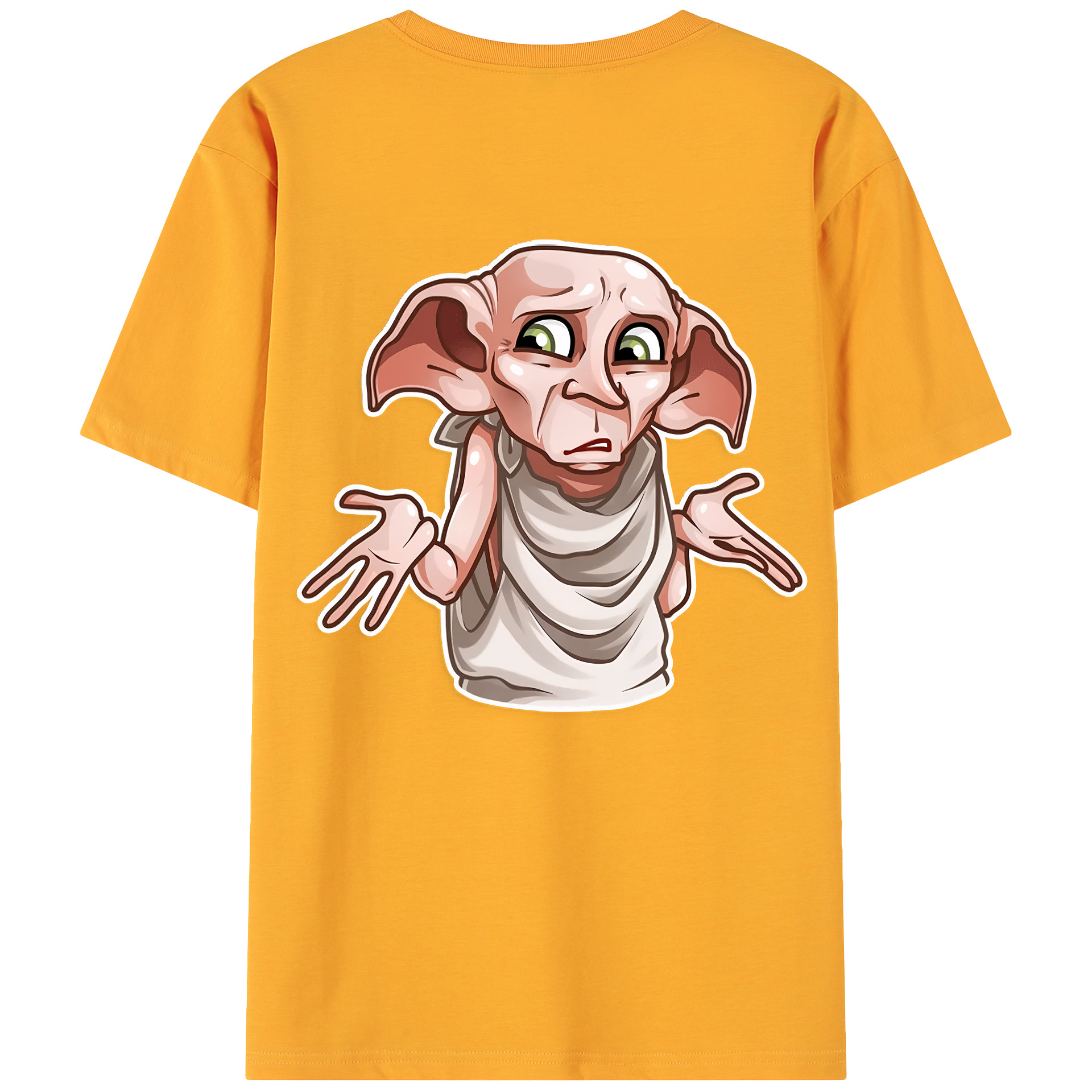 （画像用） Harry Potter ハリー・ポッターシリーズ 綿100％ メンズ半袖Tシャツ（バックプリント） 通気性
