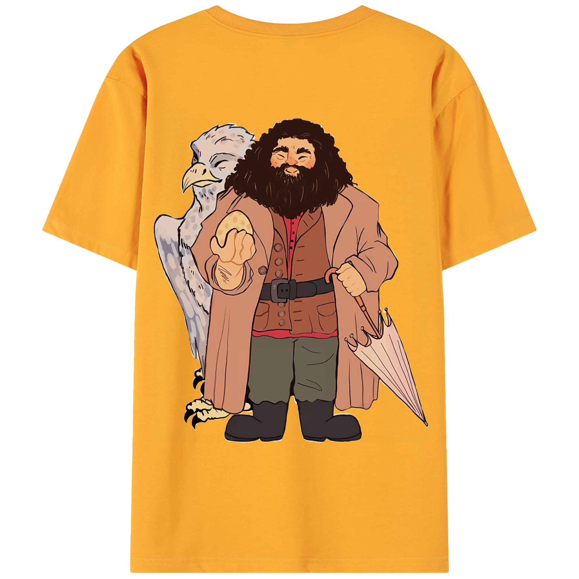 （画像用） Harry Potter ハリー・ポッターシリーズ 綿100％ メンズ半袖Tシャツ（バックプリント） 通気性