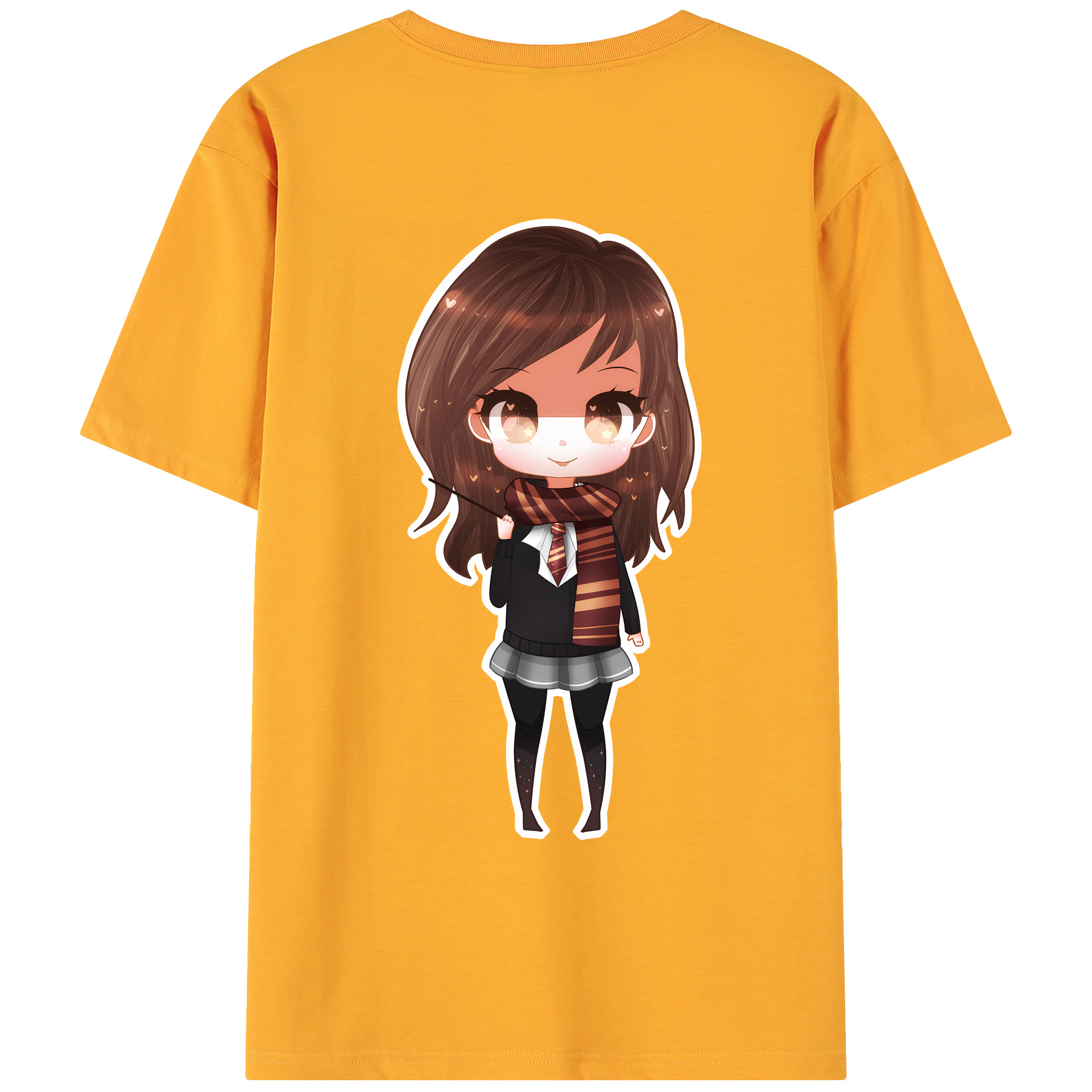 （画像用） Harry Potter ハリー・ポッターシリーズ 綿100％ メンズ半袖Tシャツ（バックプリント） 通気性