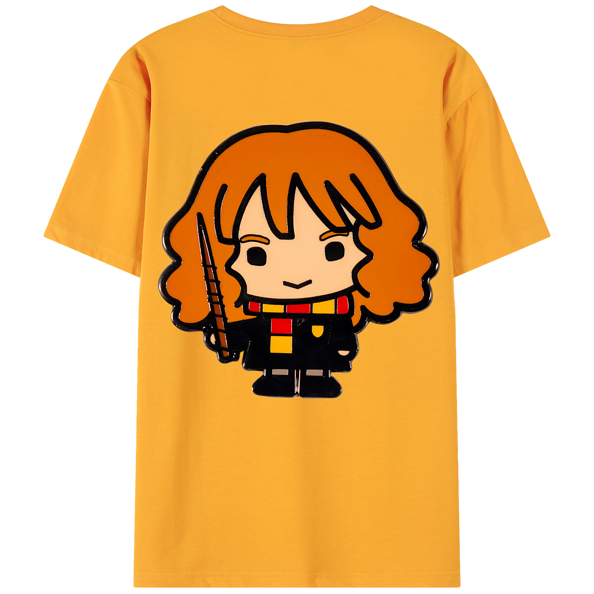（画像用） Harry Potter ハリー・ポッターシリーズ 綿100％ メンズ半袖Tシャツ（バックプリント） 通気性