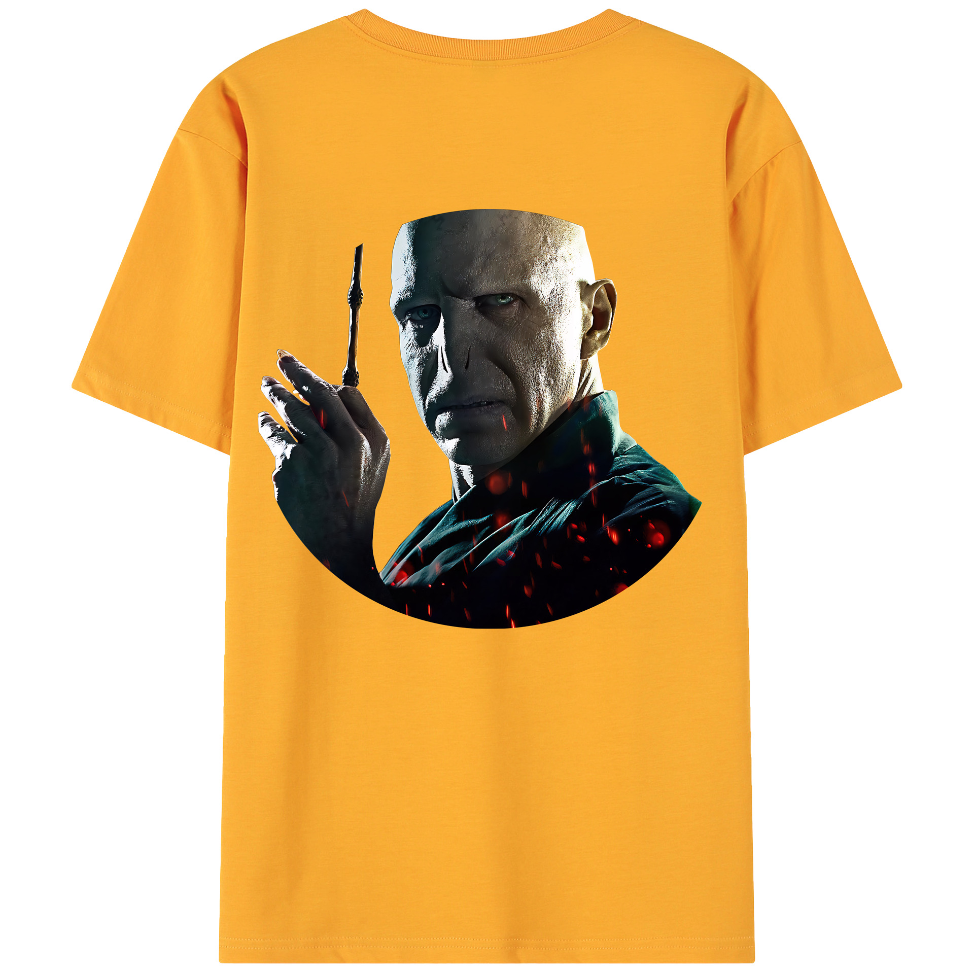 （画像用） Harry Potter ハリー・ポッターシリーズ 綿100％ メンズ半袖Tシャツ（バックプリント） 通気性