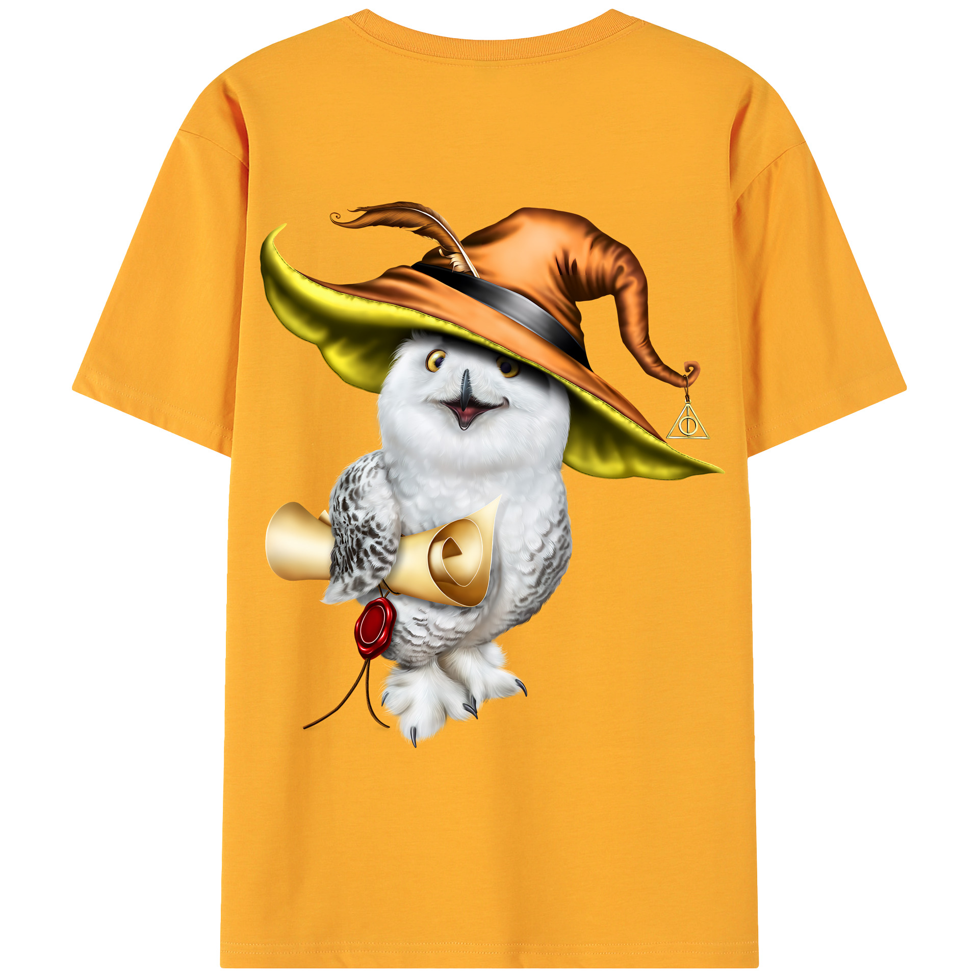 （画像用） Harry Potter ハリー・ポッターシリーズ 綿100％ メンズ半袖Tシャツ（バックプリント） 通気性