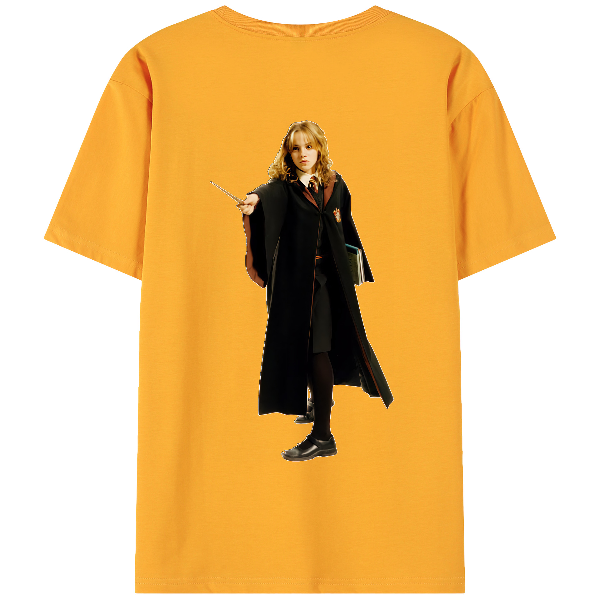 （画像用） Harry Potter ハリー・ポッターシリーズ 綿100％ メンズ半袖Tシャツ（バックプリント） 通気性