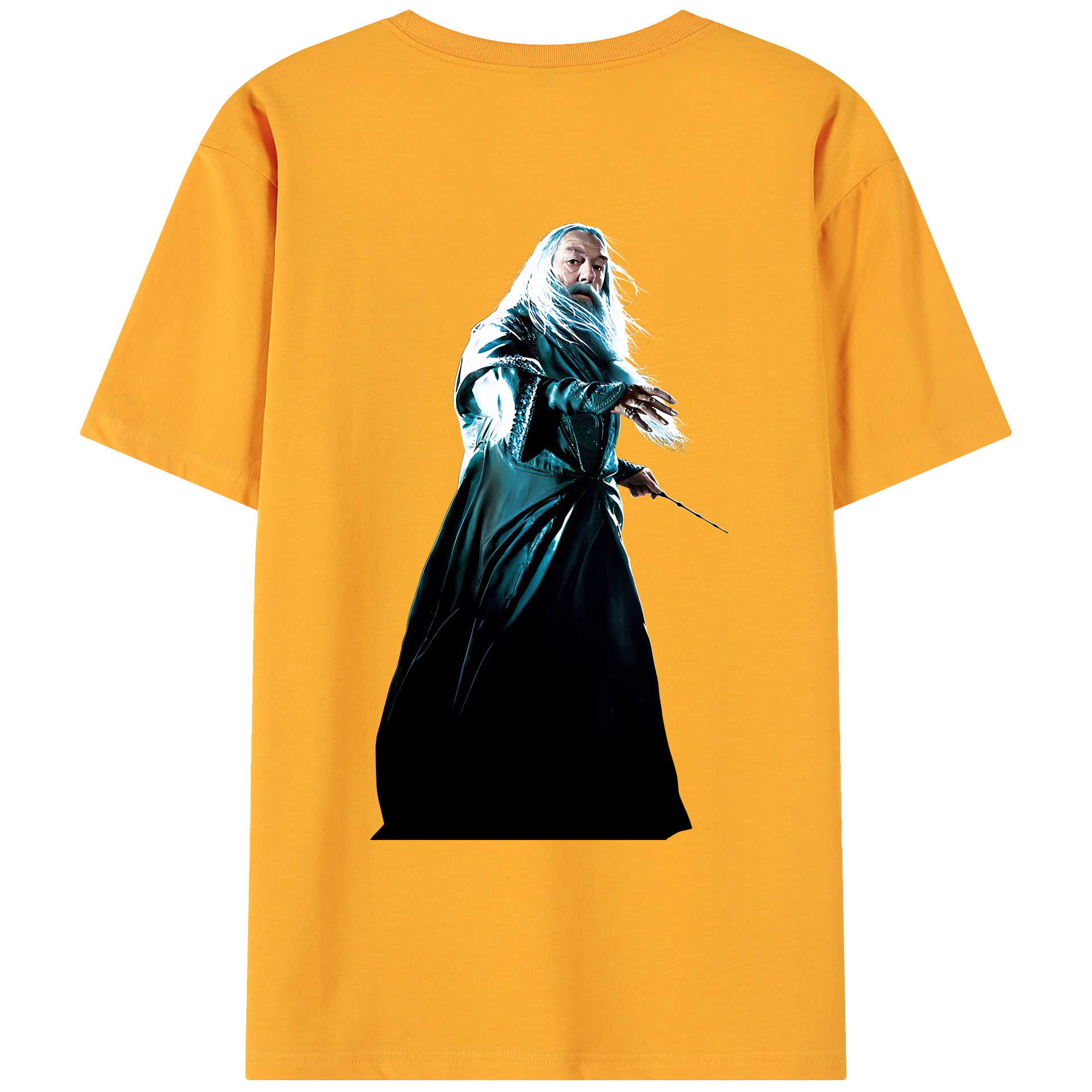 （画像用） Harry Potter ハリー・ポッターシリーズ 綿100％ メンズ半袖Tシャツ（バックプリント） 通気性