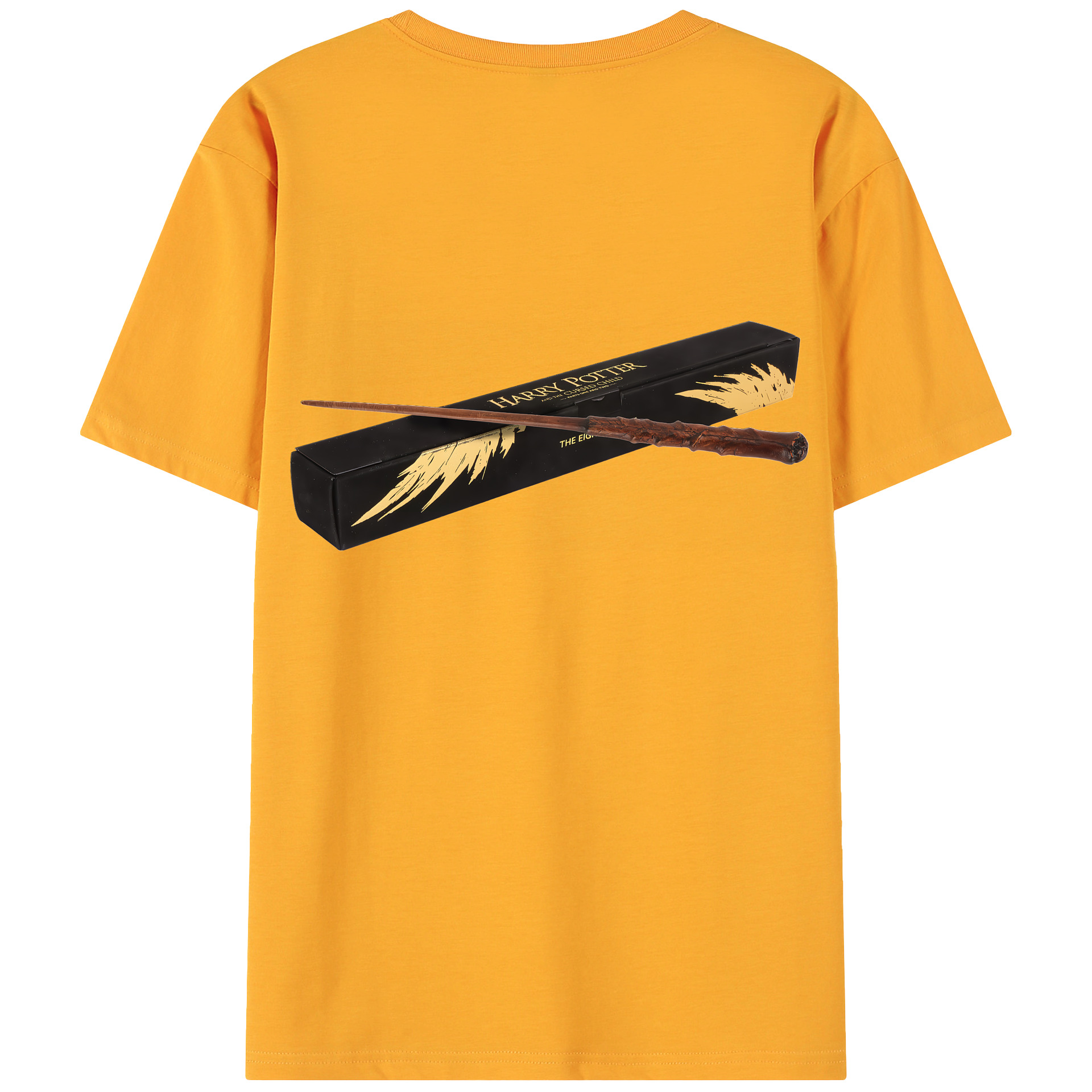 （画像用） Harry Potter ハリー・ポッターシリーズ 綿100％ メンズ半袖Tシャツ（バックプリント） 通気性