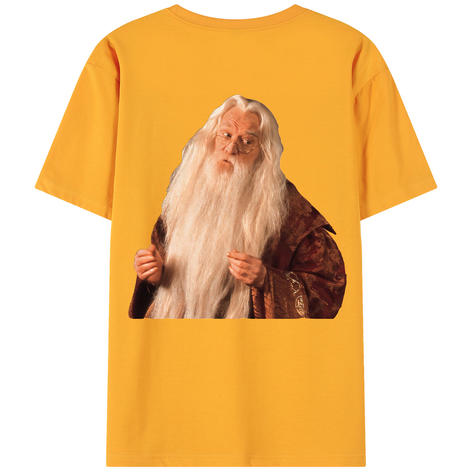 （画像用） Harry Potter ハリー・ポッターシリーズ 綿100％ メンズ半袖Tシャツ（バックプリント） 通気性