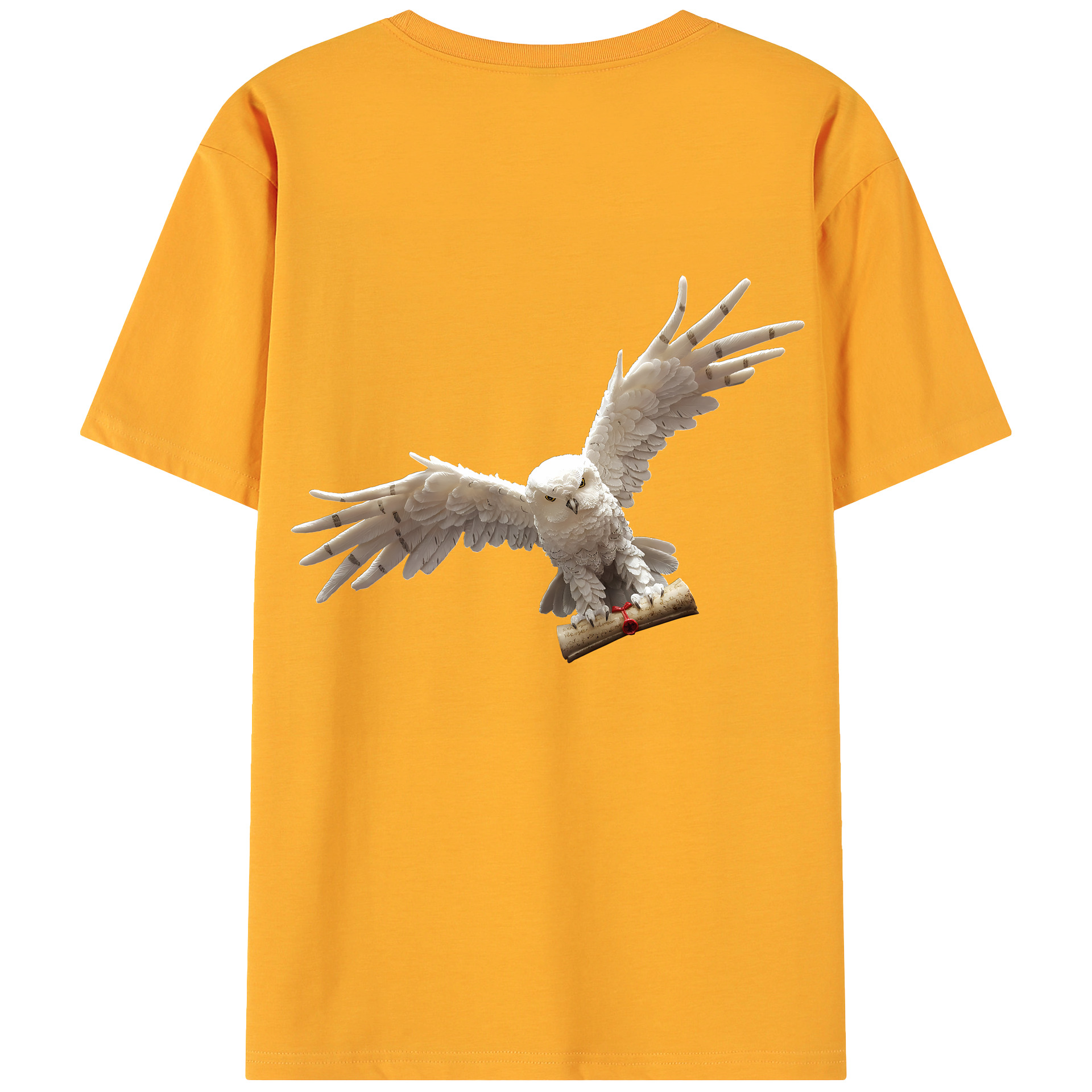 （画像用） Harry Potter ハリー・ポッターシリーズ 綿100％ メンズ半袖Tシャツ（バックプリント） 通気性