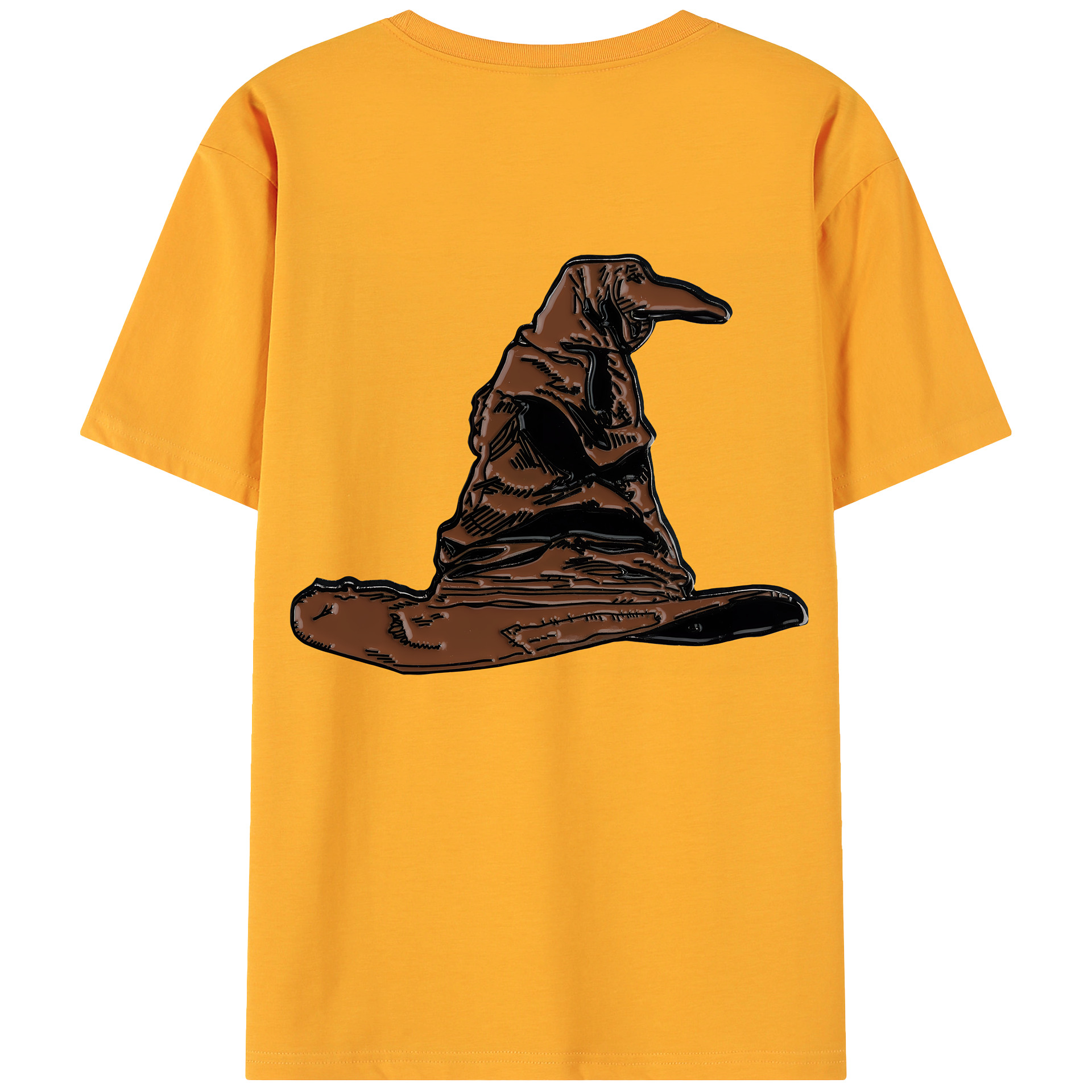 （画像用） Harry Potter ハリー・ポッターシリーズ 綿100％ メンズ半袖Tシャツ（バックプリント） 通気性
