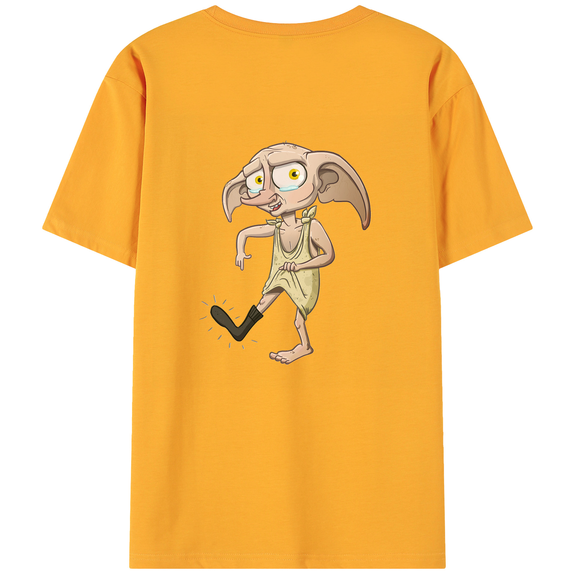 （画像用） Harry Potter ハリー・ポッターシリーズ 綿100％ メンズ半袖Tシャツ（バックプリント） 通気性