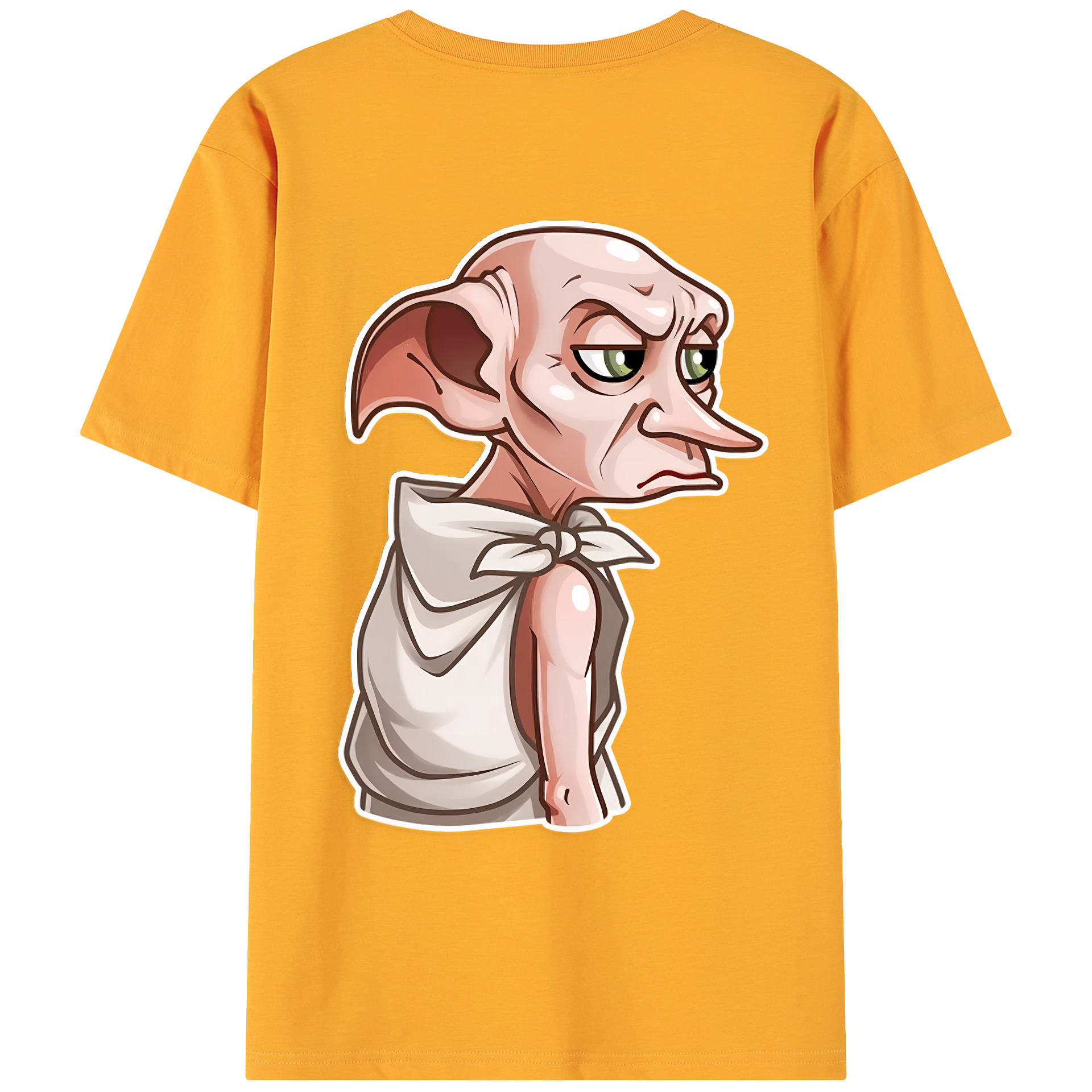 （画像用） Harry Potter ハリー・ポッターシリーズ 綿100％ メンズ半袖Tシャツ（バックプリント） 通気性