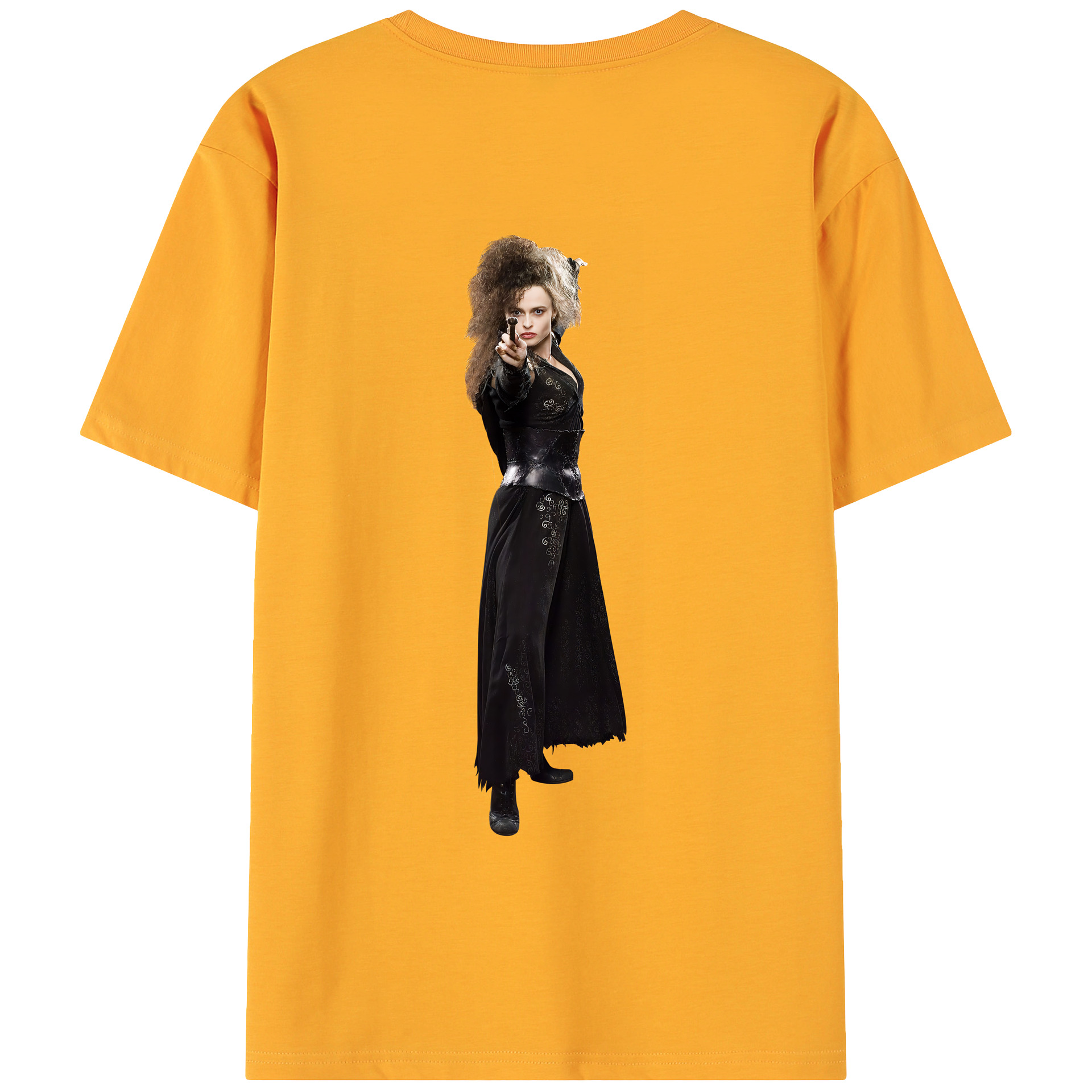（画像用） Harry Potter ハリー・ポッターシリーズ 綿100％ メンズ半袖Tシャツ（バックプリント） 通気性
