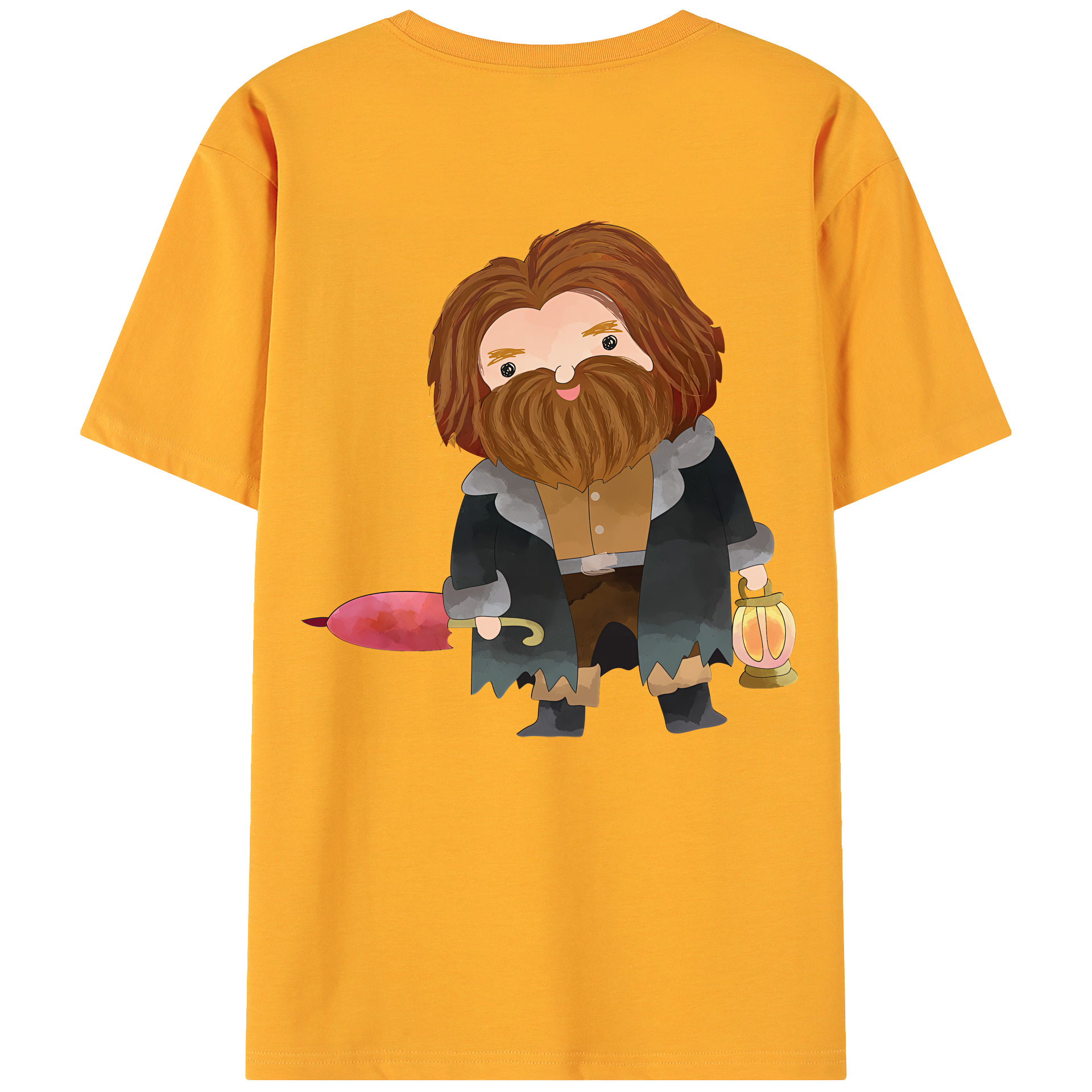 （画像用） Harry Potter ハリー・ポッターシリーズ 綿100％ メンズ半袖Tシャツ（バックプリント） 通気性