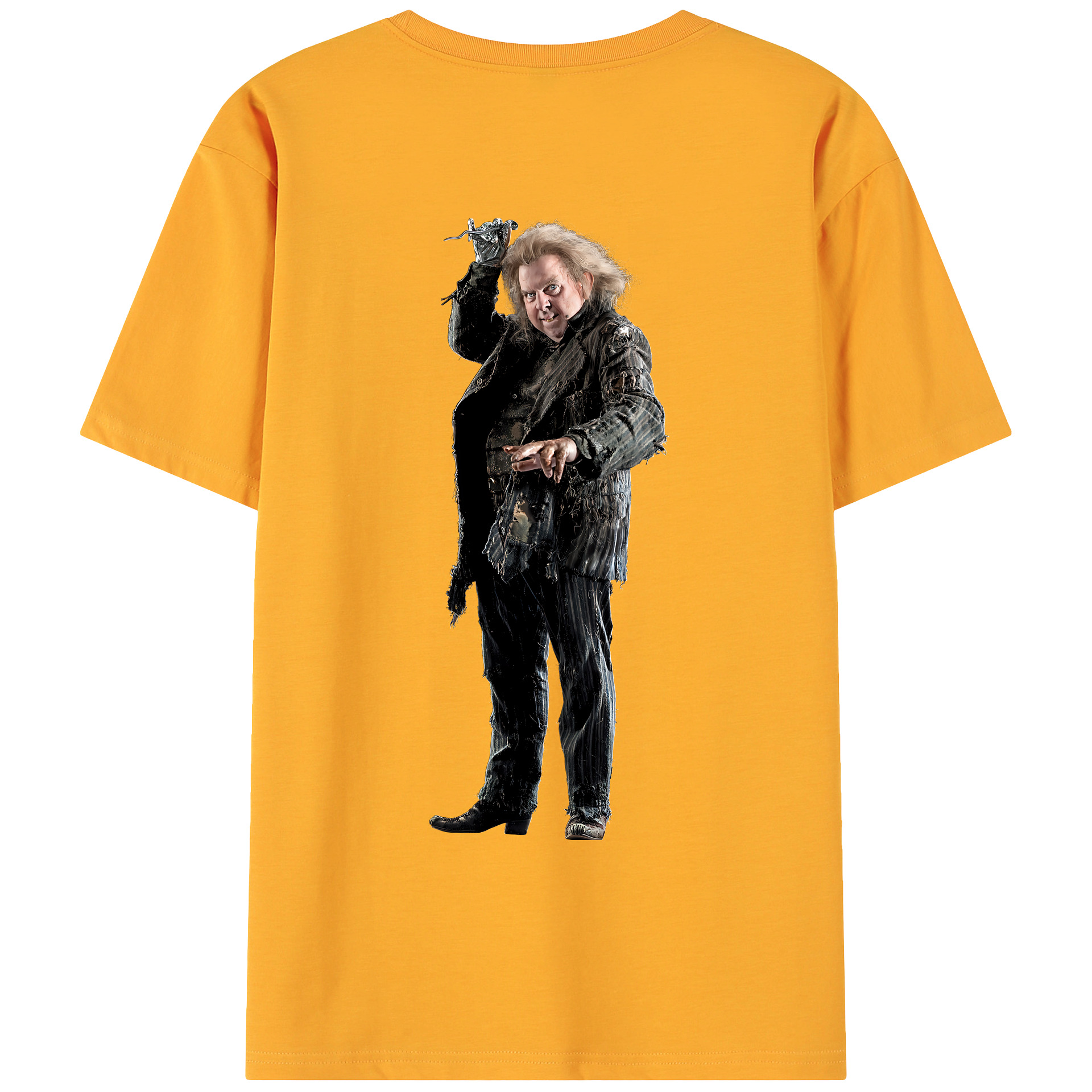 （画像用） Harry Potter ハリー・ポッターシリーズ 綿100％ メンズ半袖Tシャツ（バックプリント） 通気性