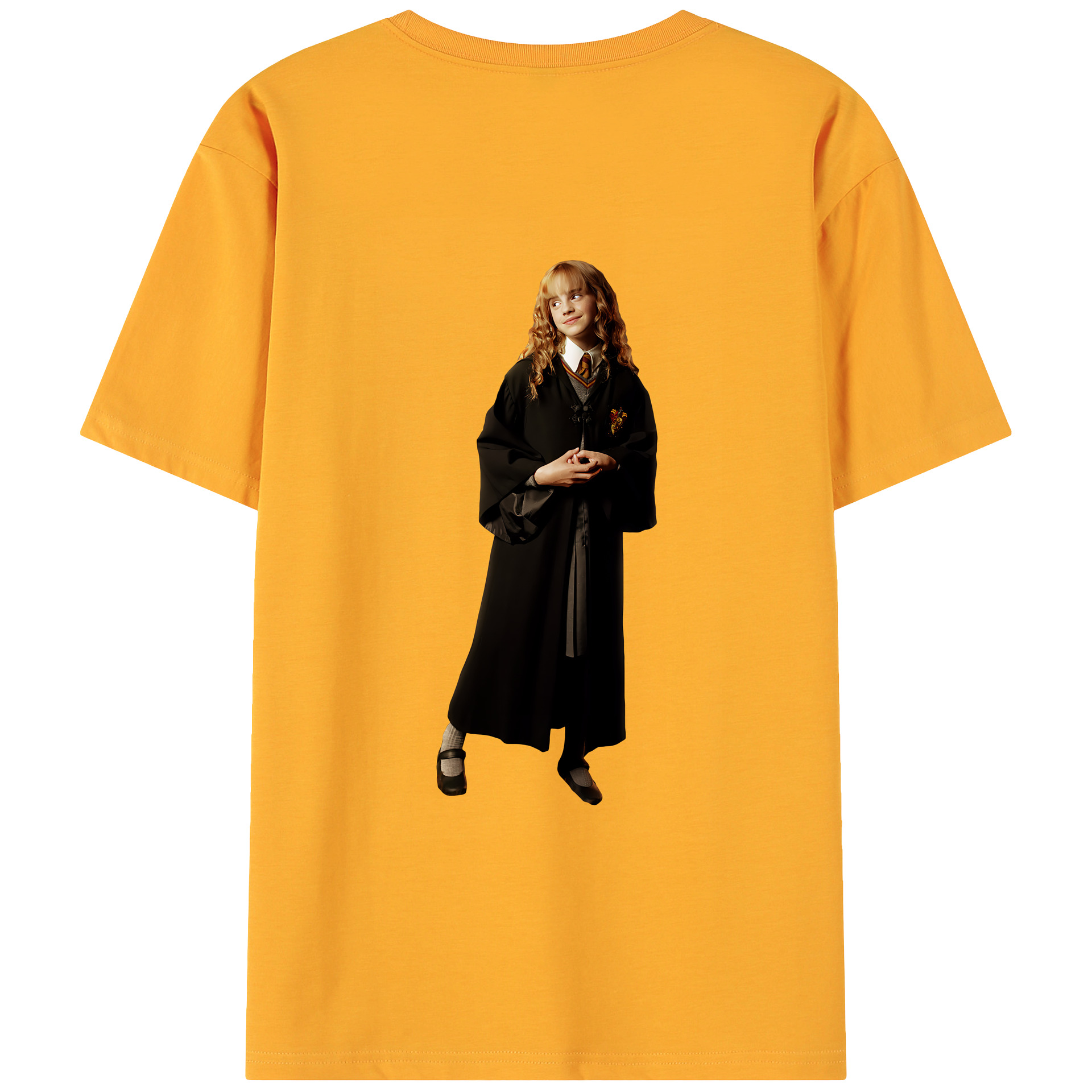 （画像用） Harry Potter ハリー・ポッターシリーズ 綿100％ メンズ半袖Tシャツ（バックプリント） 通気性
