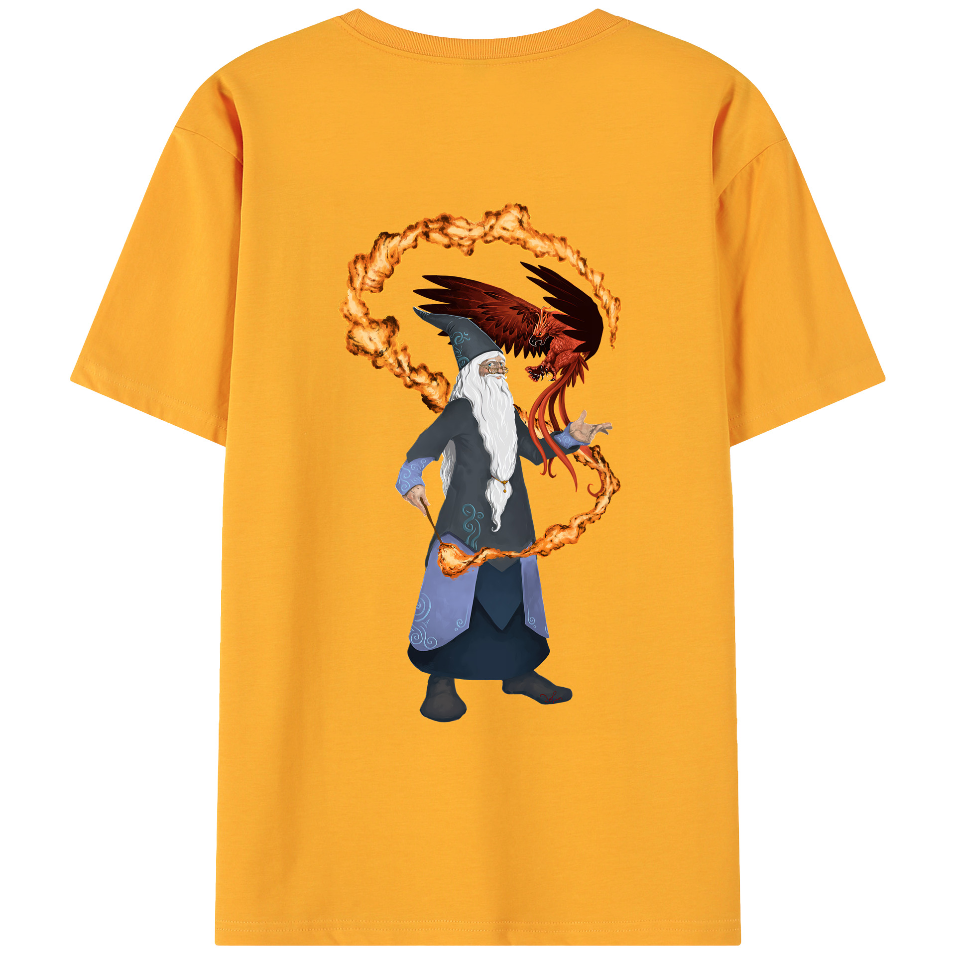 （画像用） Harry Potter ハリー・ポッターシリーズ 綿100％ メンズ半袖Tシャツ（バックプリント） 通気性