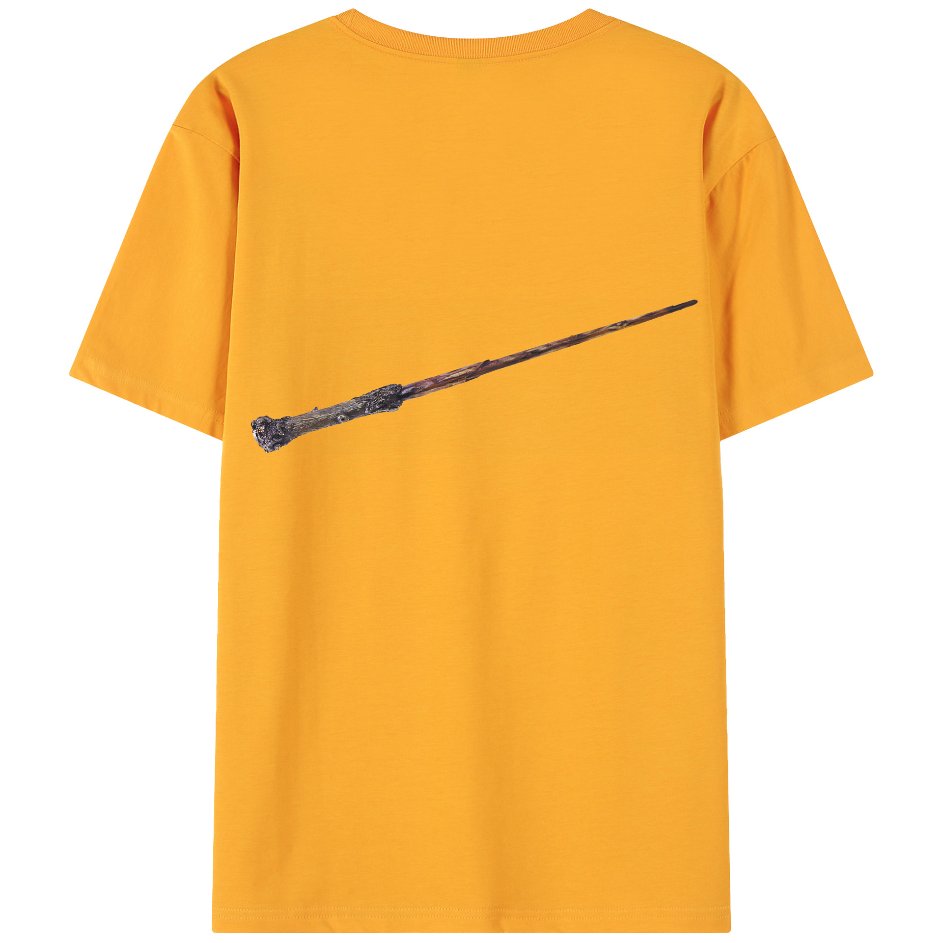 （画像用） Harry Potter ハリー・ポッターシリーズ 綿100％ メンズ半袖Tシャツ（バックプリント） 通気性